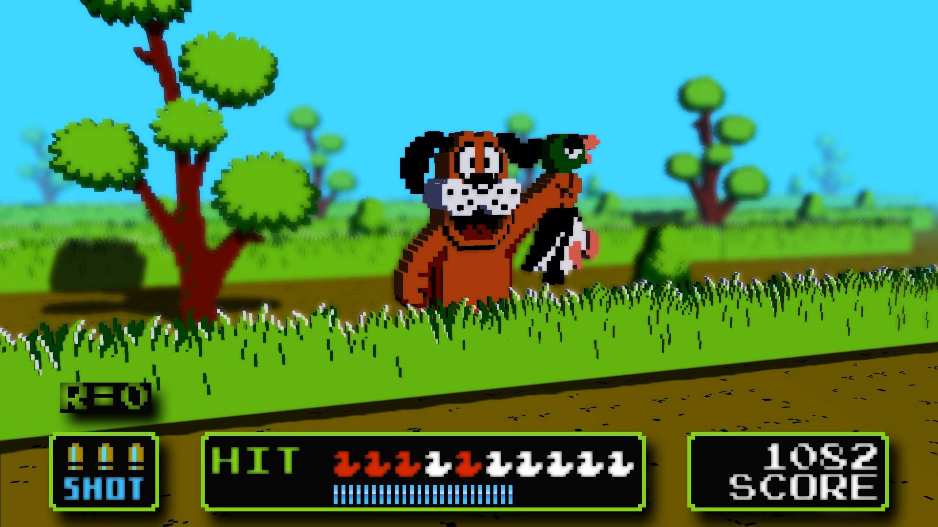 3D Duck Hunt Video Game Wallpaper