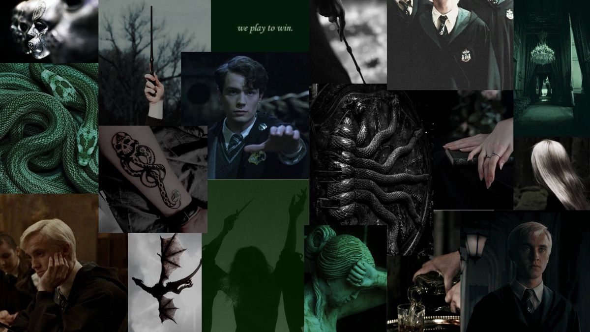 Slytherin aesthetic wallpaper