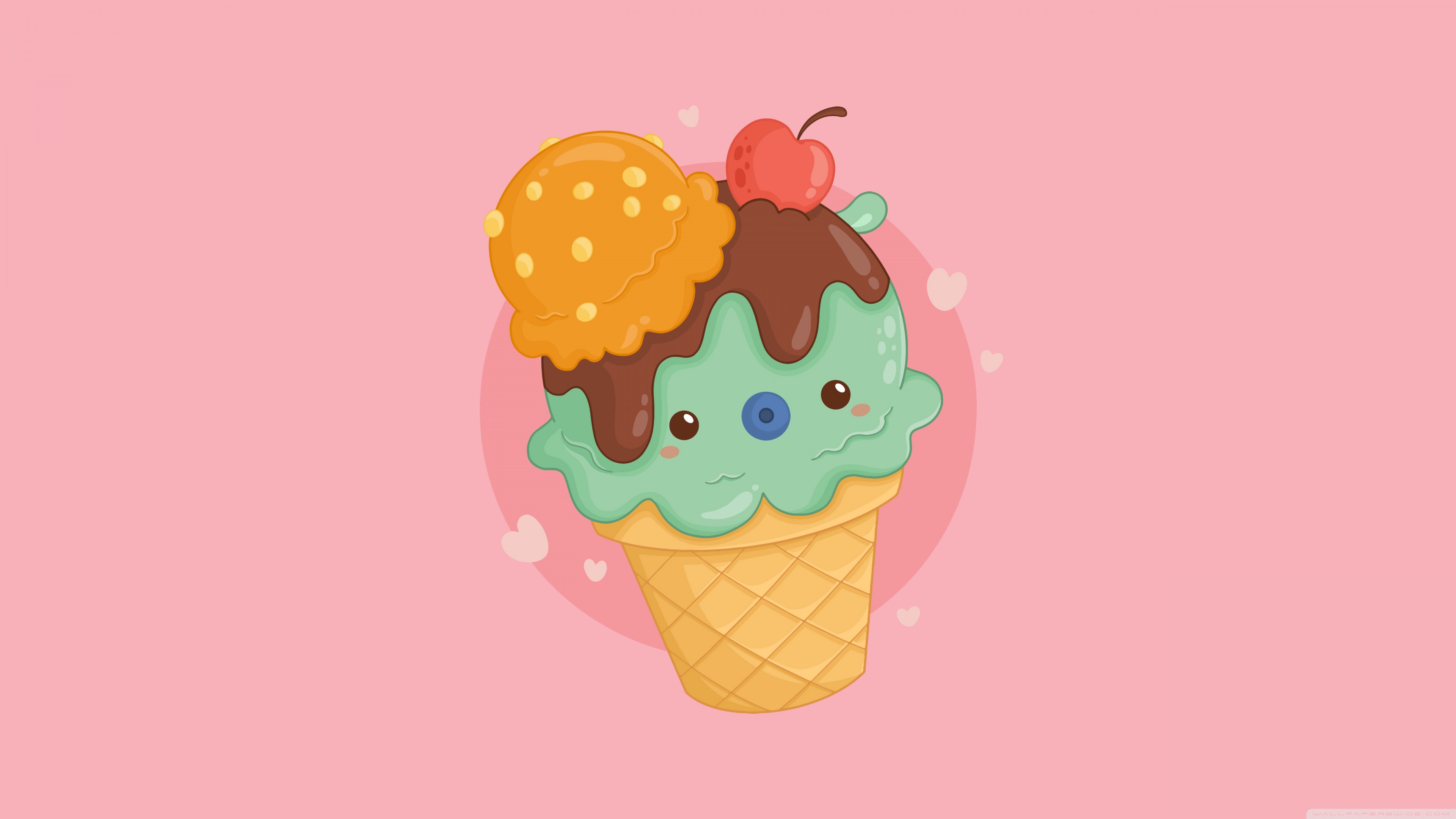 Cute Kawaii Food Ultra HD Desktop