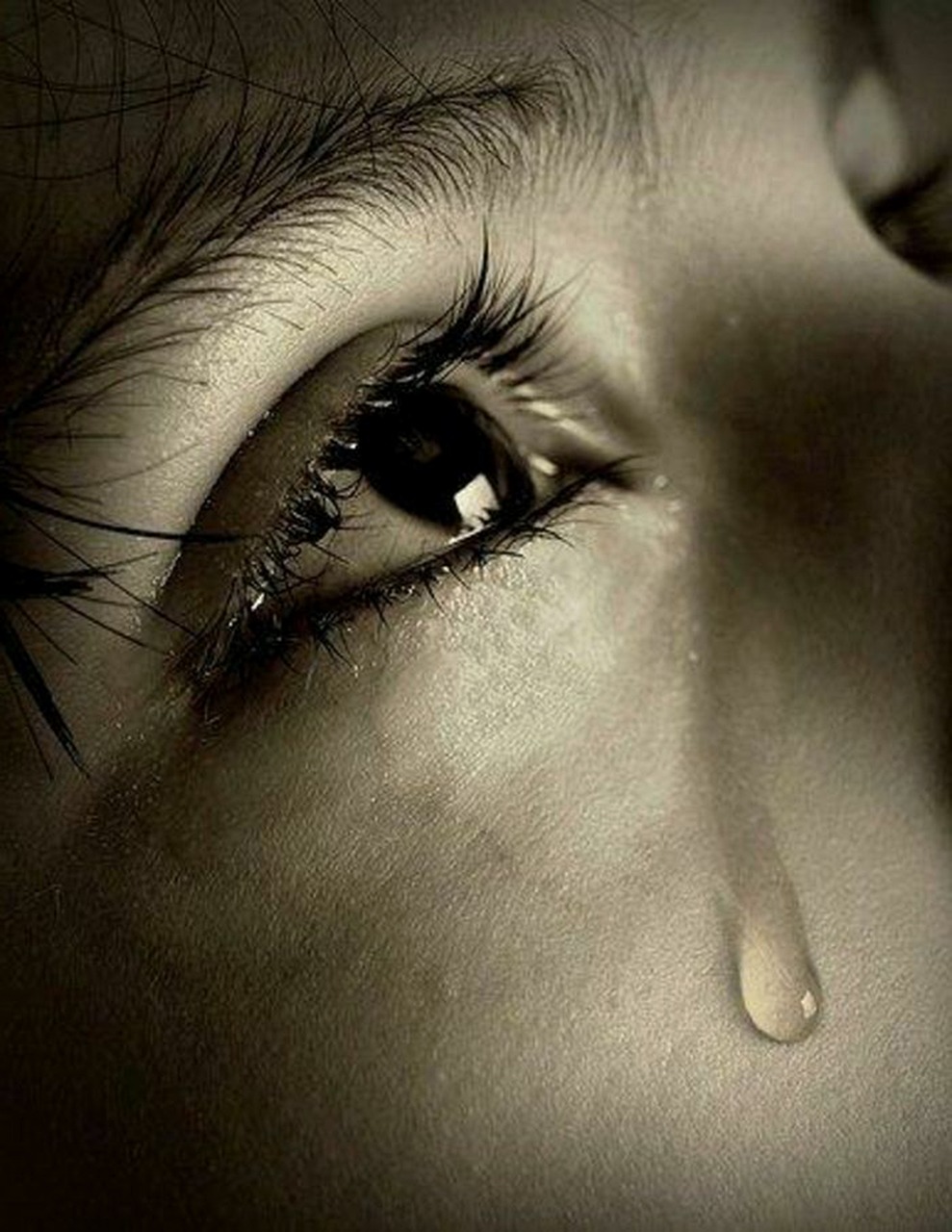 Tear Sad Crying photo