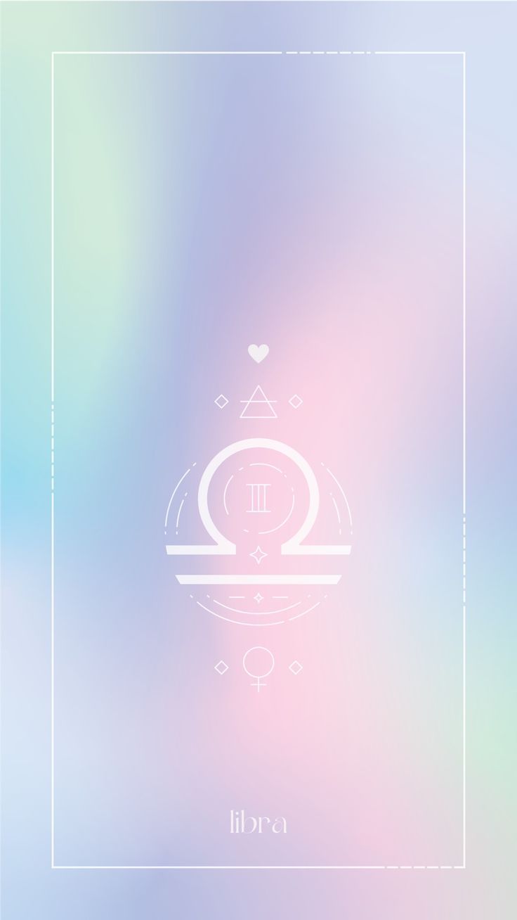 Libra Pastel Aesthetic Astrology
