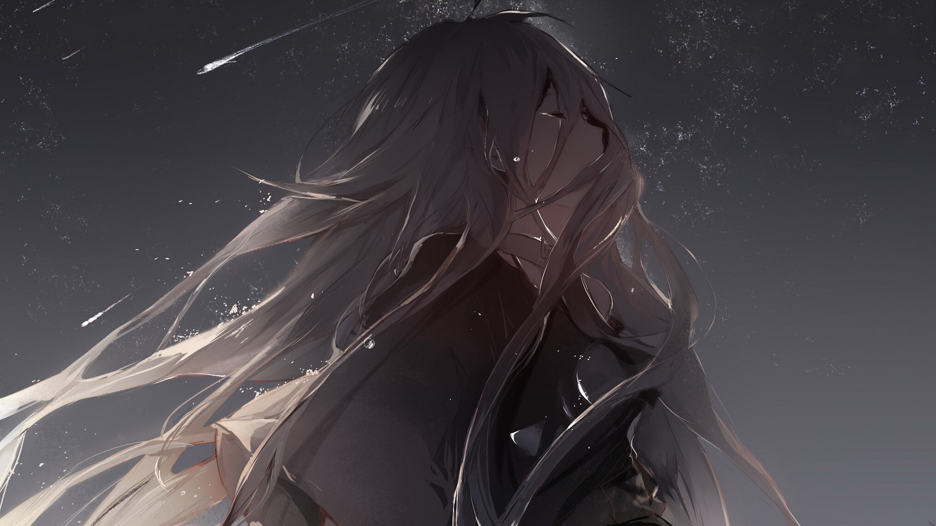 Beautiful Anime Crying Image