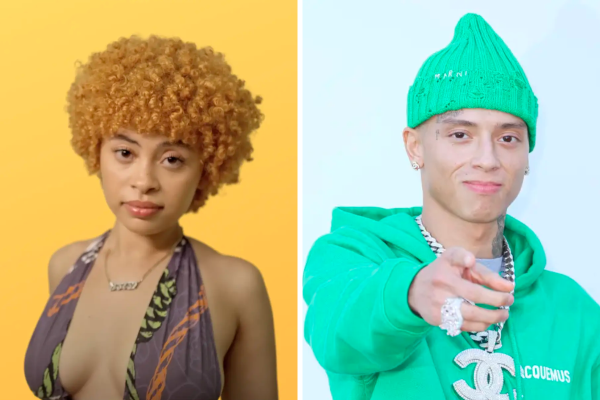 Ice Spice & Central Cee Link In Studio