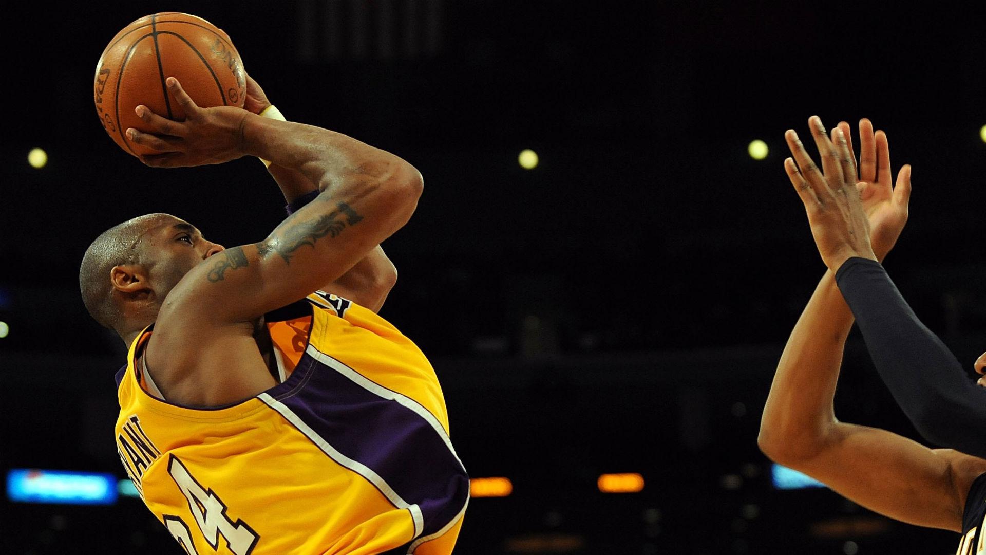 Kobe Bryant perfected his fadeaway