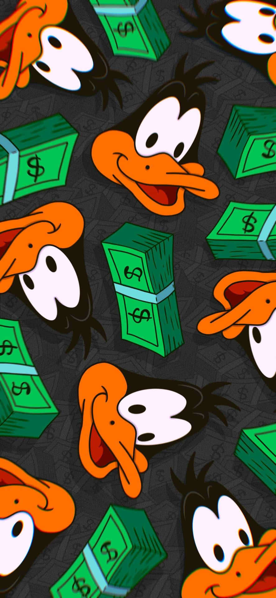 Download Cool Daffy Duck Money Wallpaper