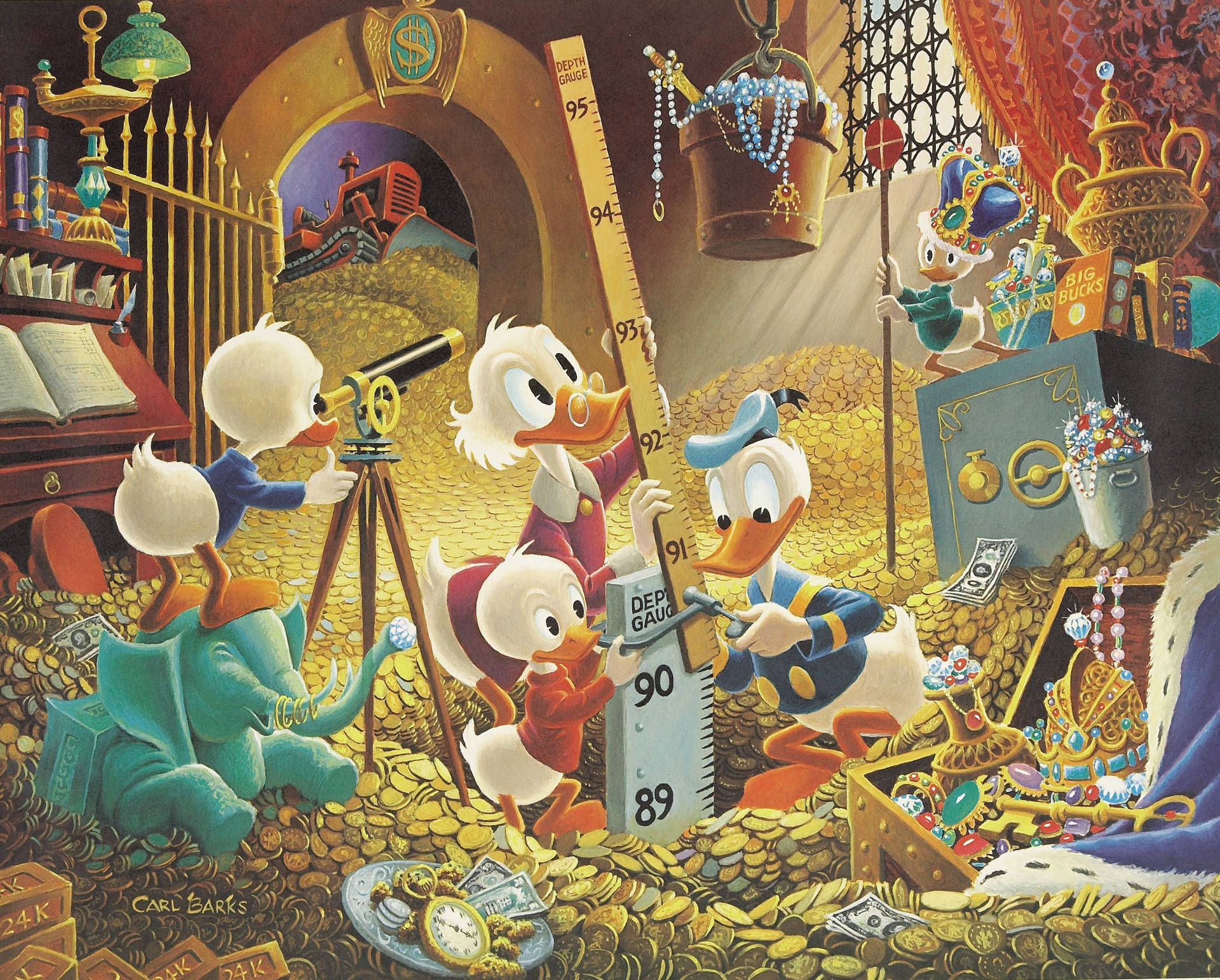 Scrooge Mcduck HD Wallpaper