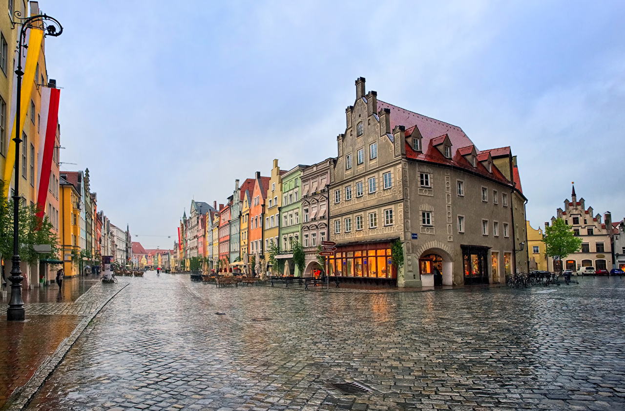 Desktop Wallpaper Munich Germany Rain