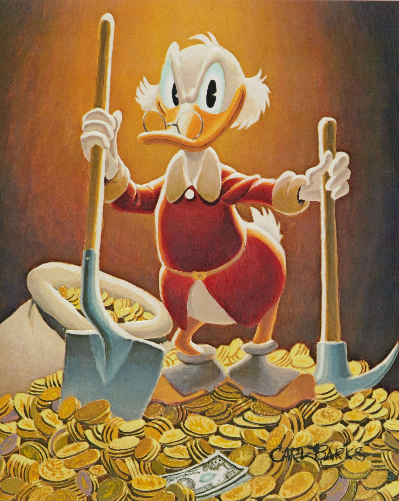 Scrooge Mcduck HD Wallpaper