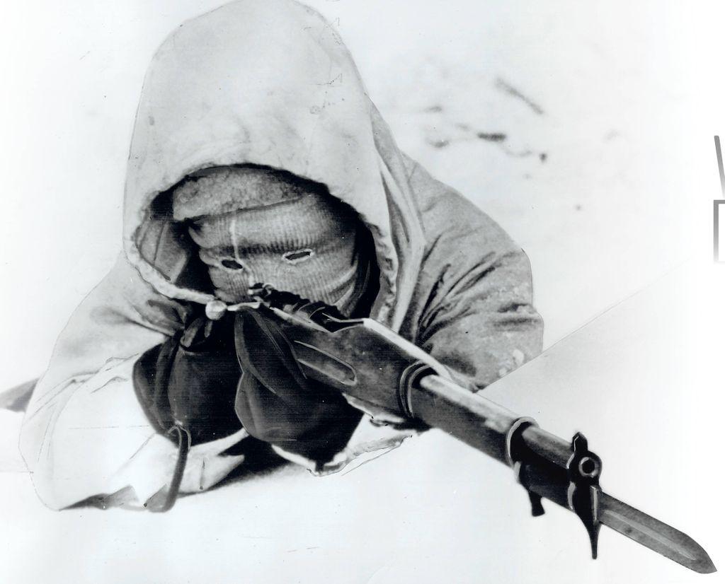 Finnish sniper in WW2