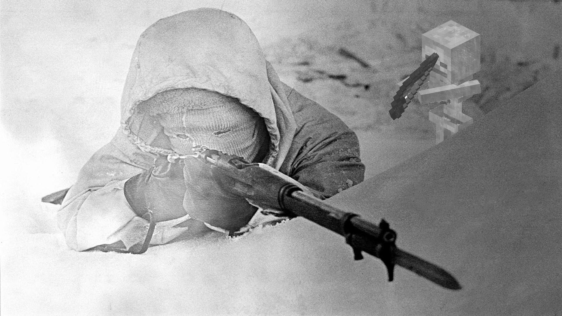 The White Death and his brother in arms