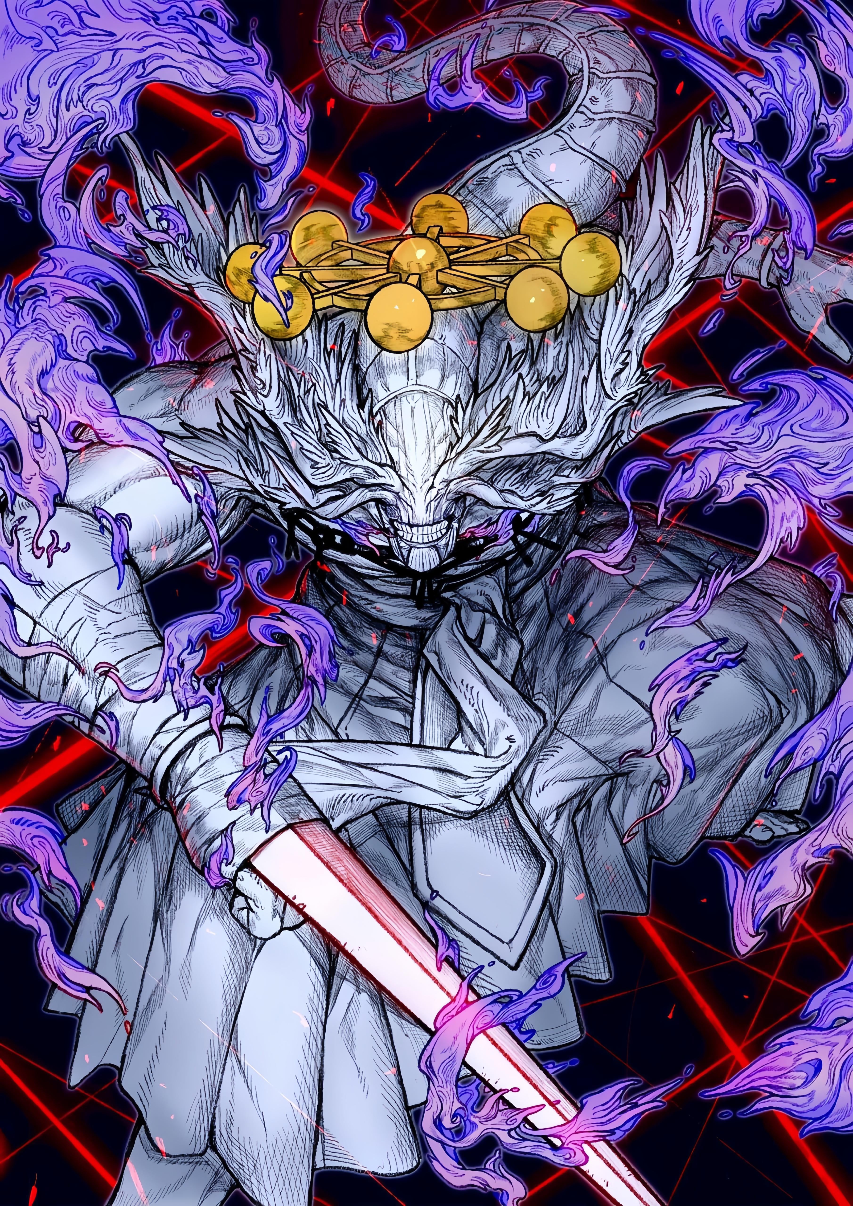 Here's a cool Mahoraga Wallpaper for you cuz why not? (3620 x 5120)