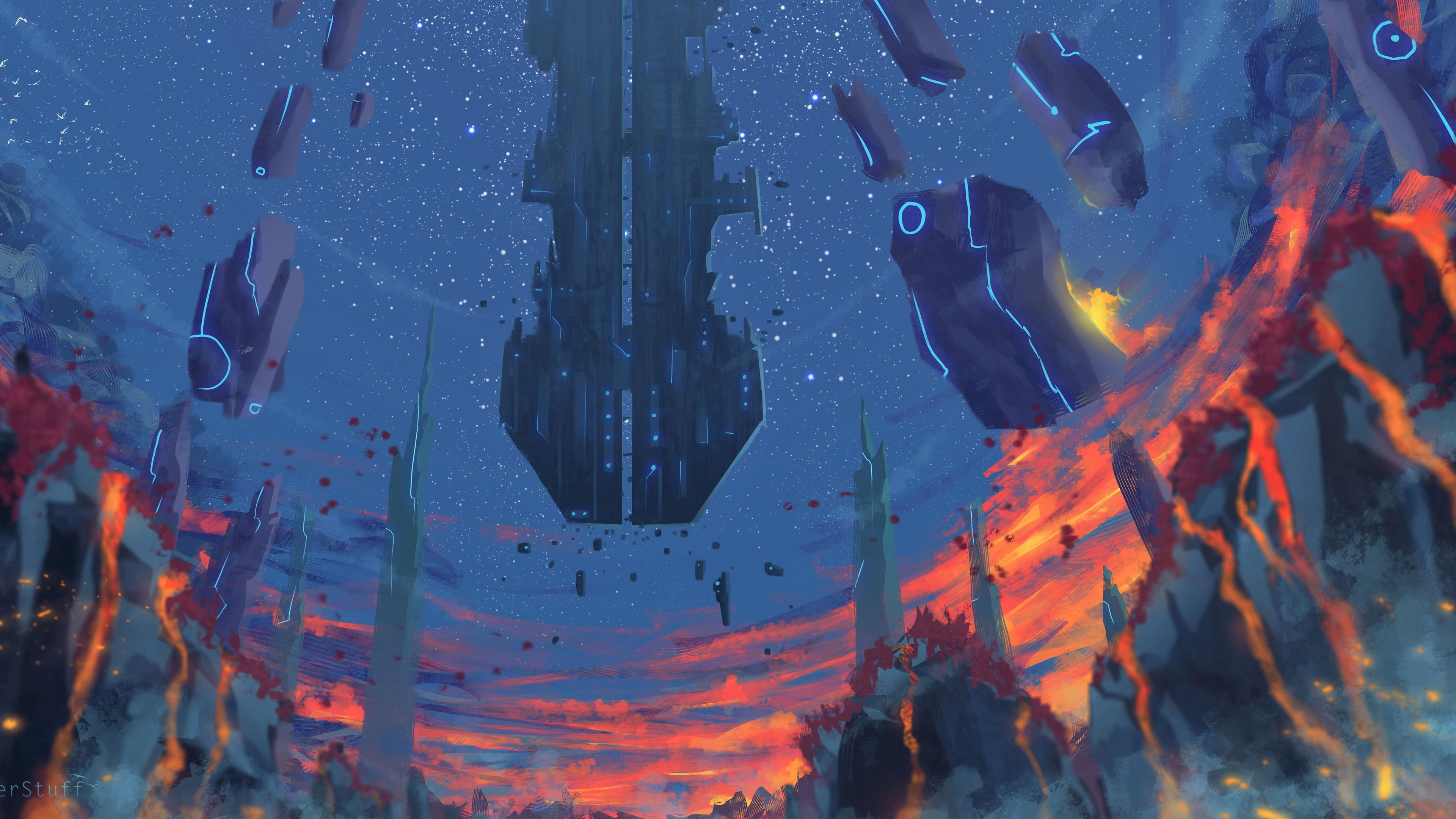 Monolith Terminal 4k Wallpaper