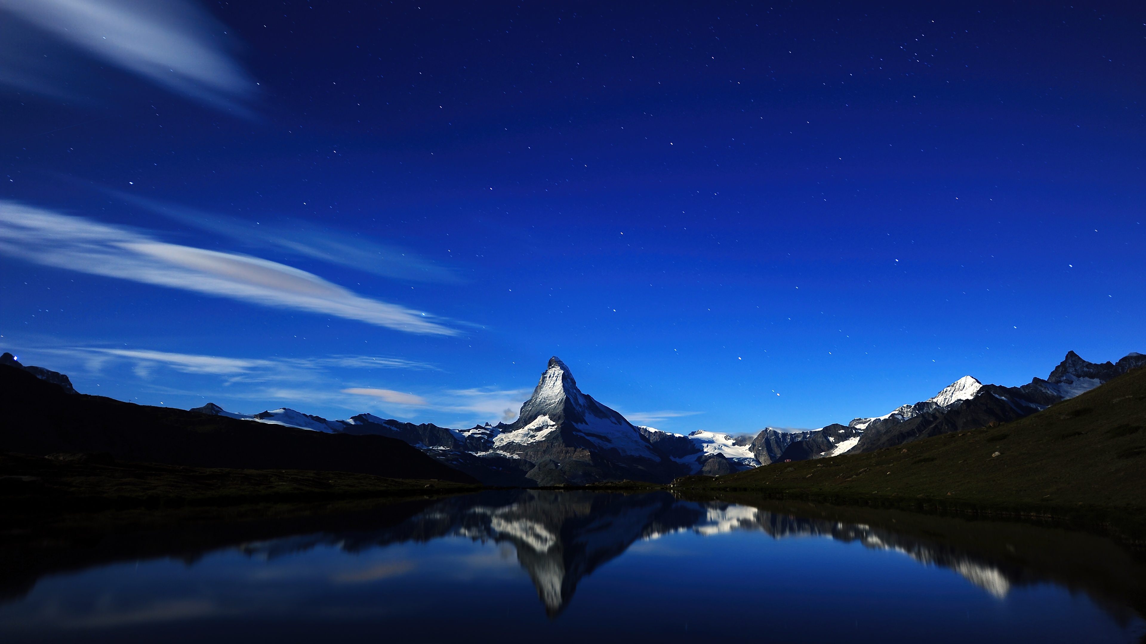 Matterhorn Wallpaper 4K, Alps mountains