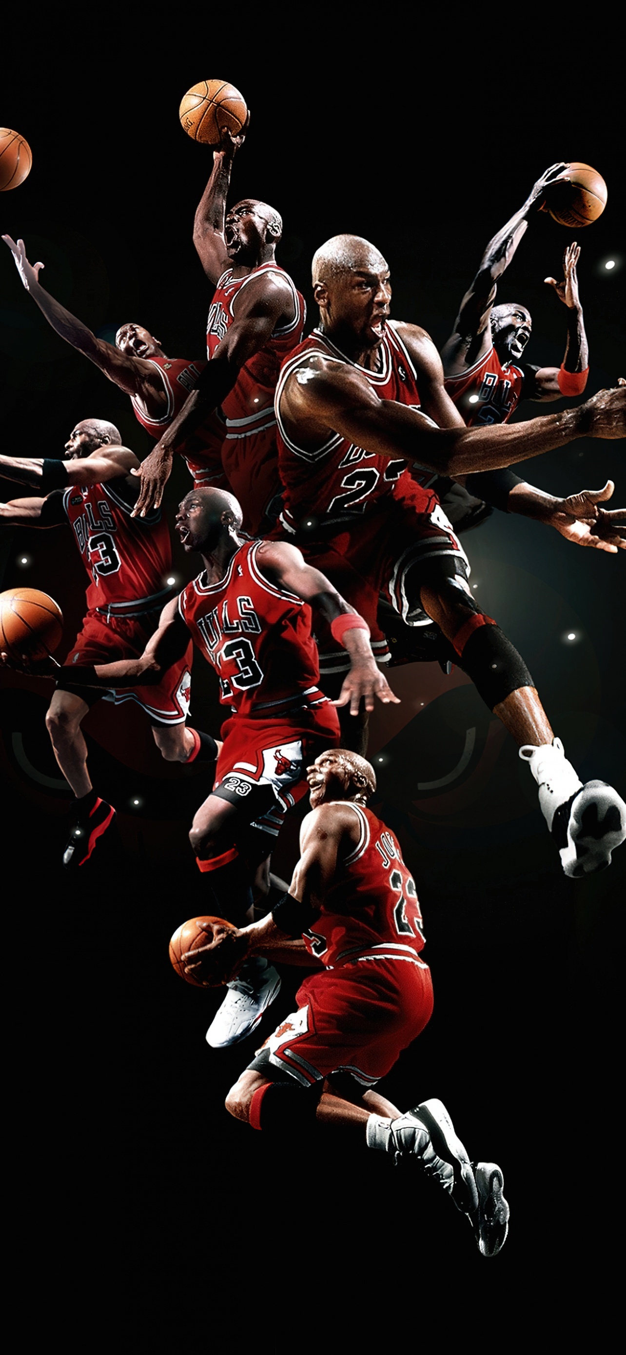 Michael Jordan Wallpaper 4K, Black
