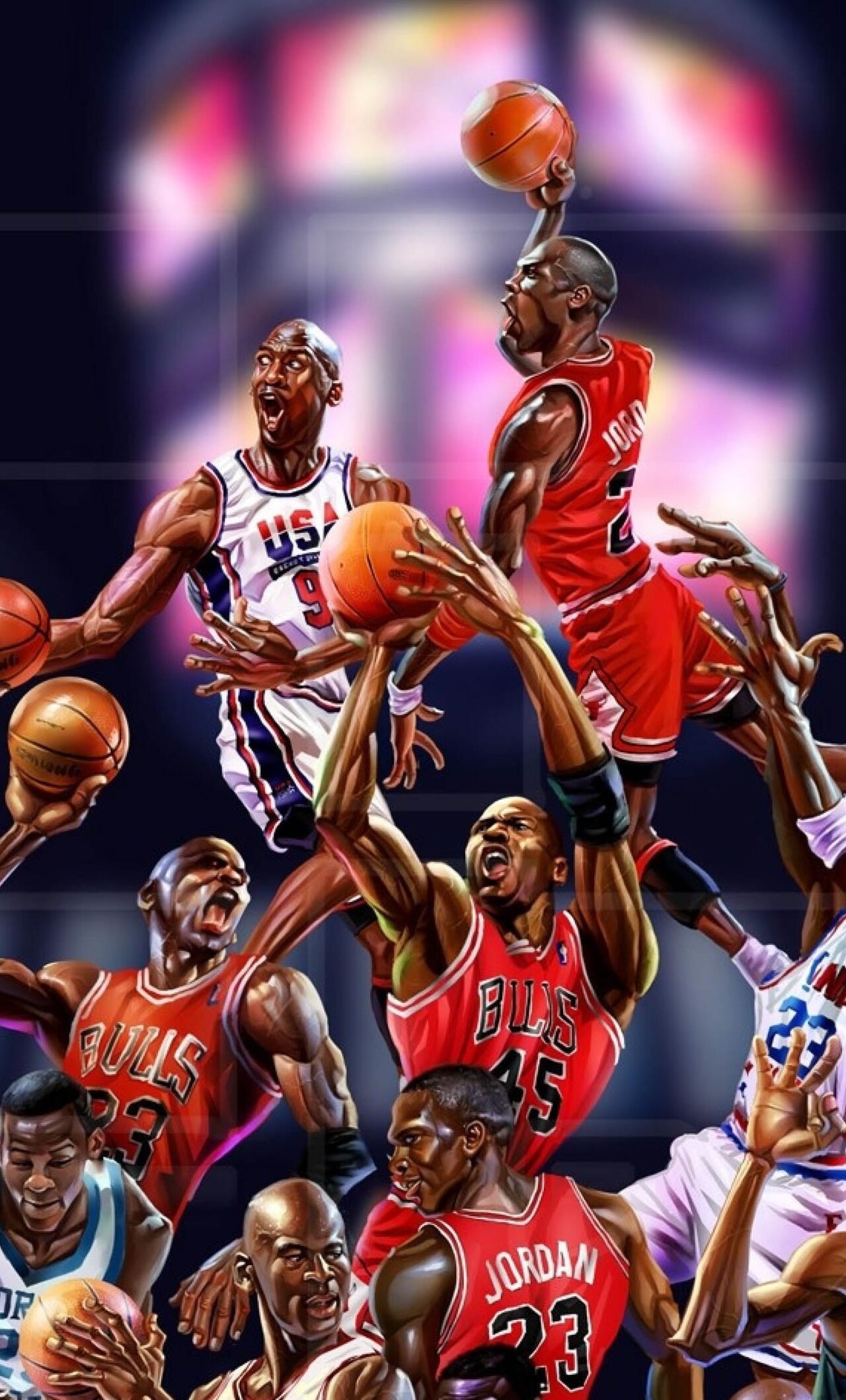 Michael Jordan Art iPhone