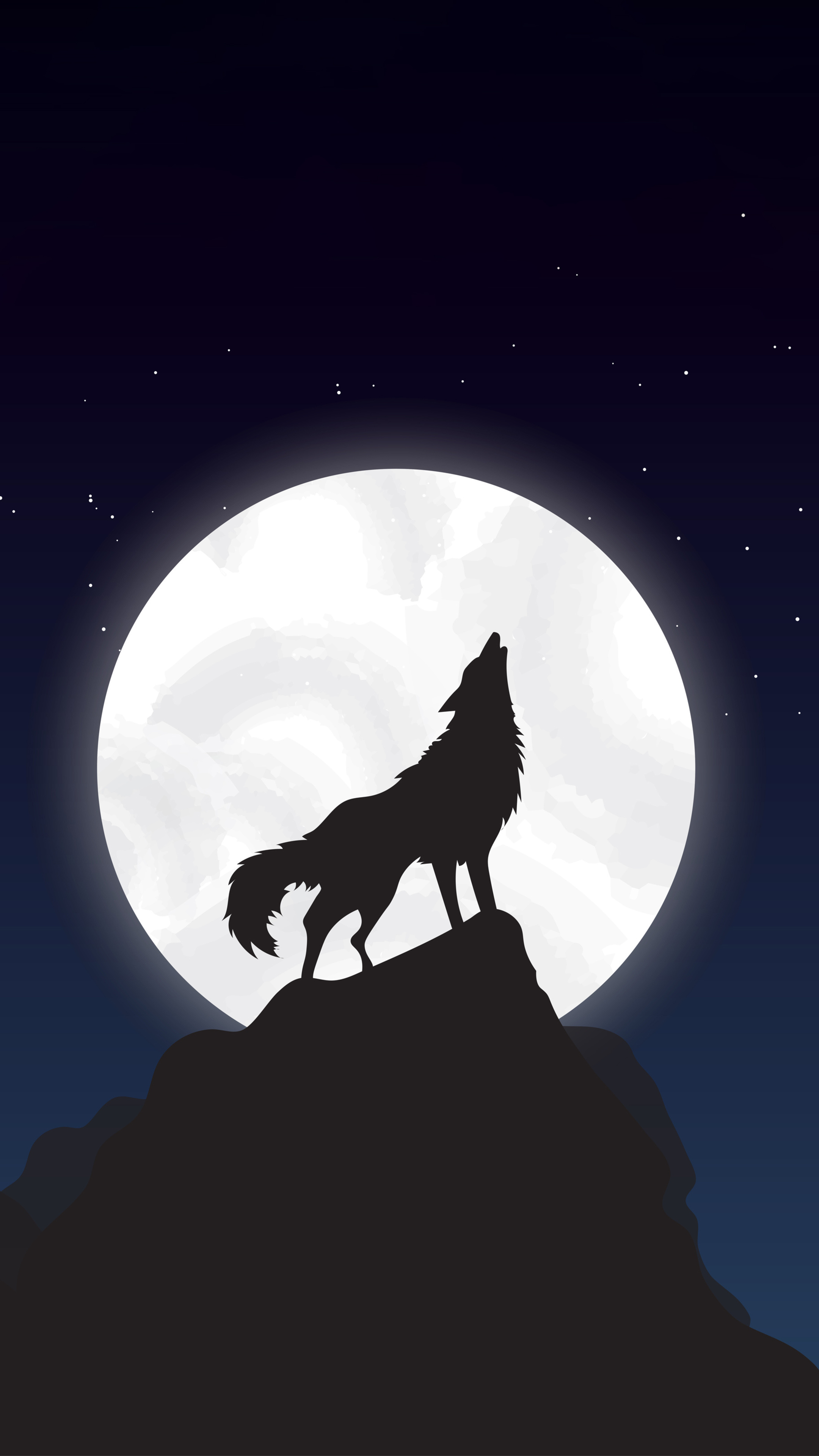 Howling Wolf Wallpaper