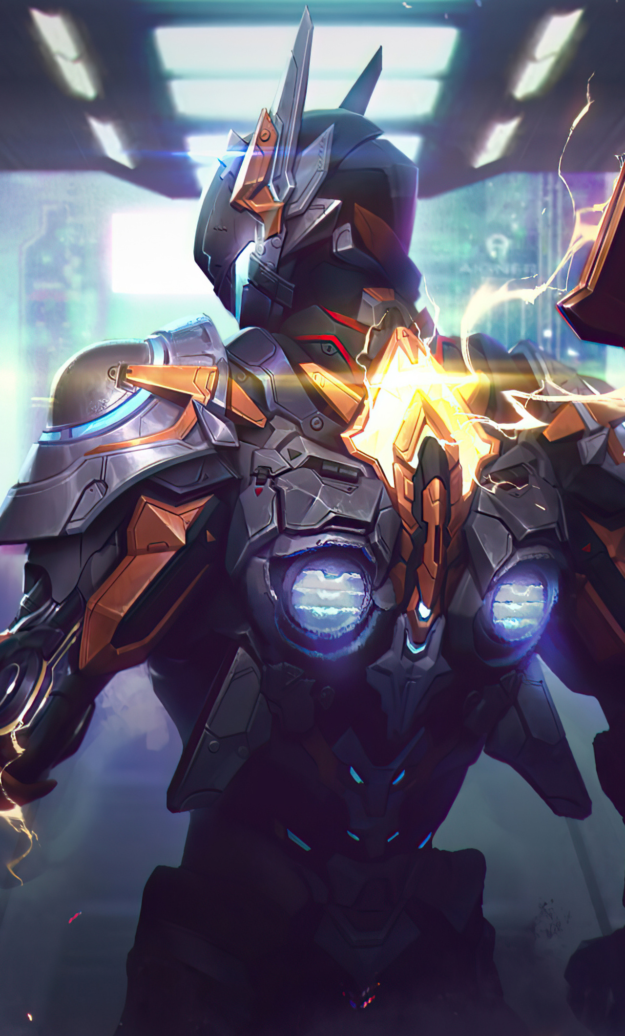 Cyber Mecha iPhone , HD 4k