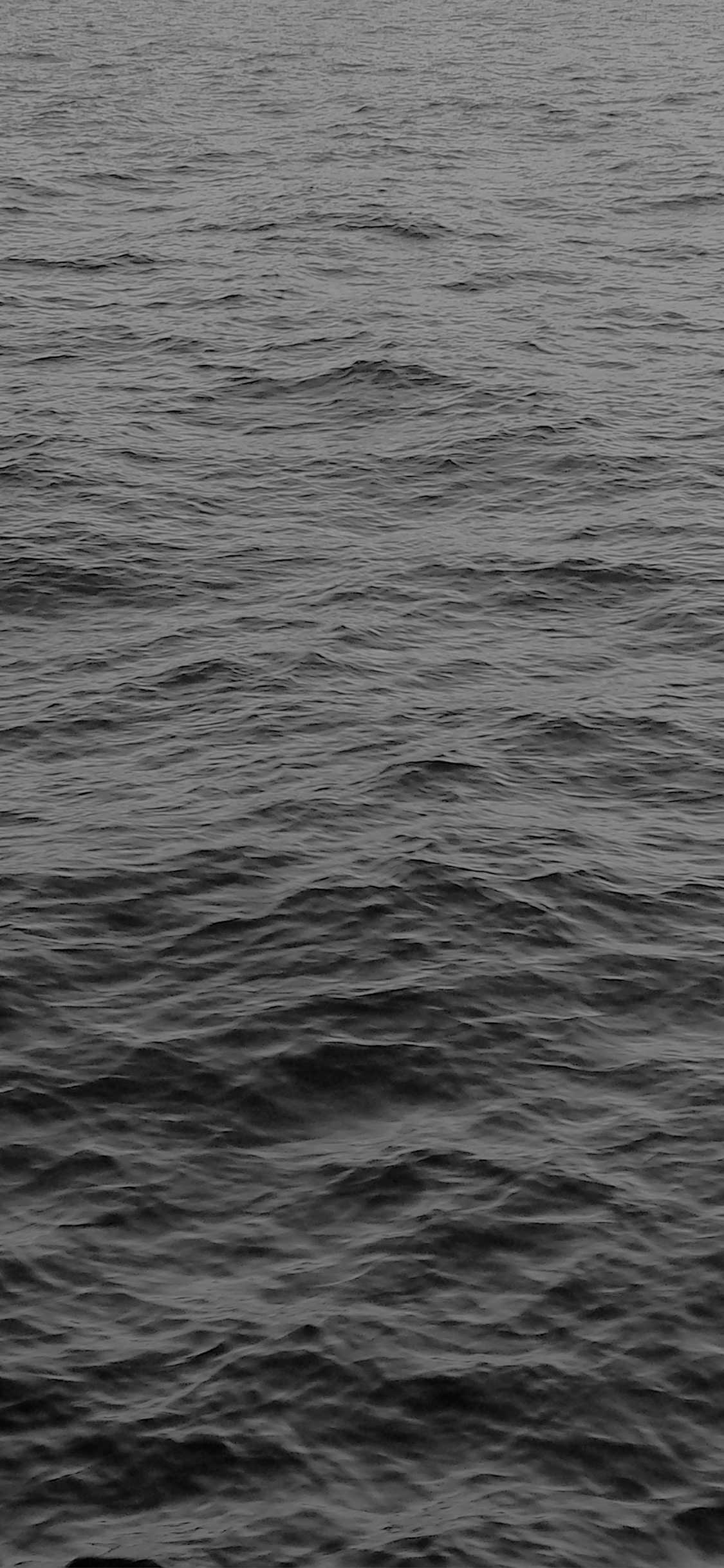 Sea Ocean Wave Dark Nature Black