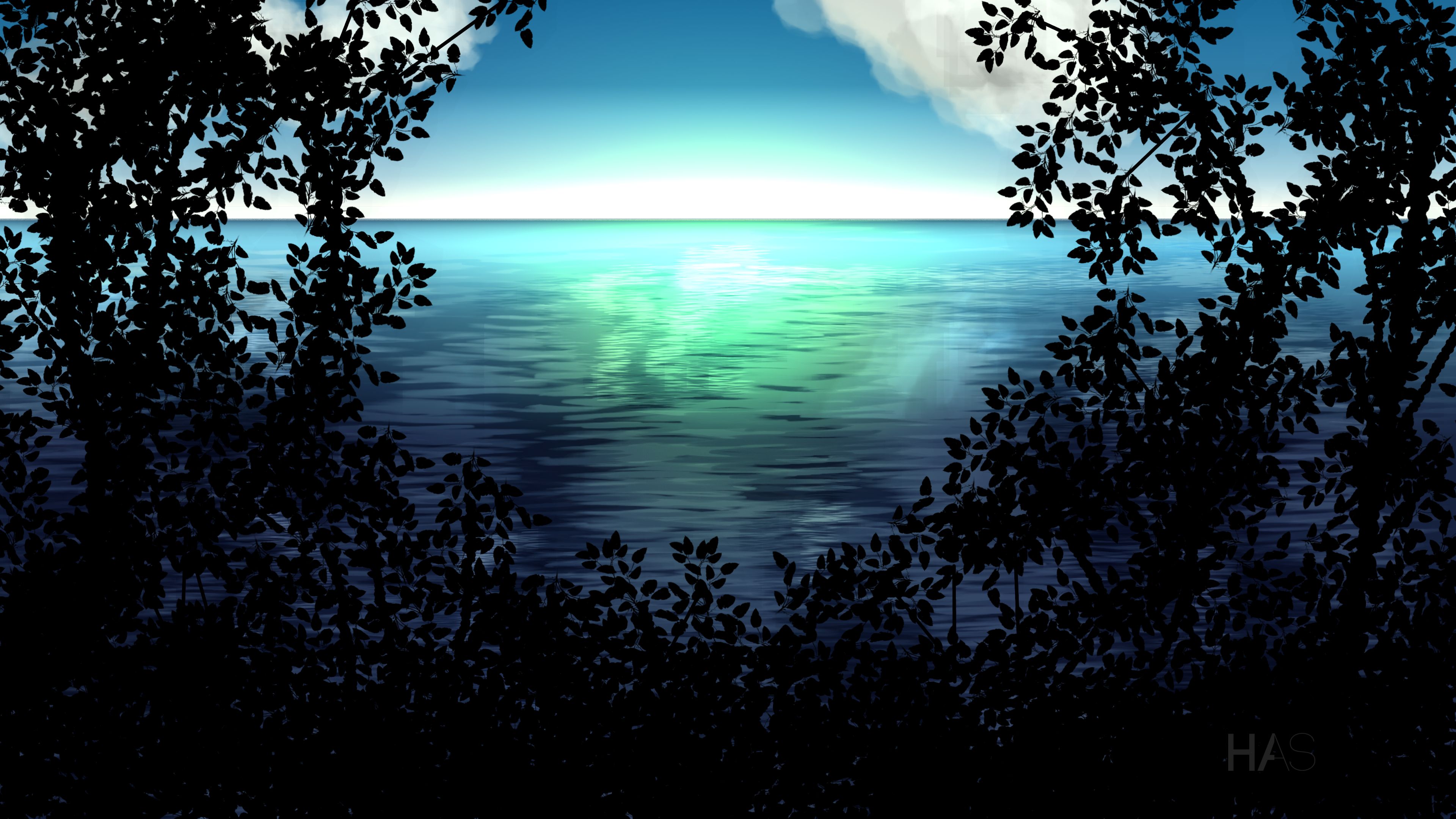 HD desktop wallpaper: Sea, Dark, Ocean