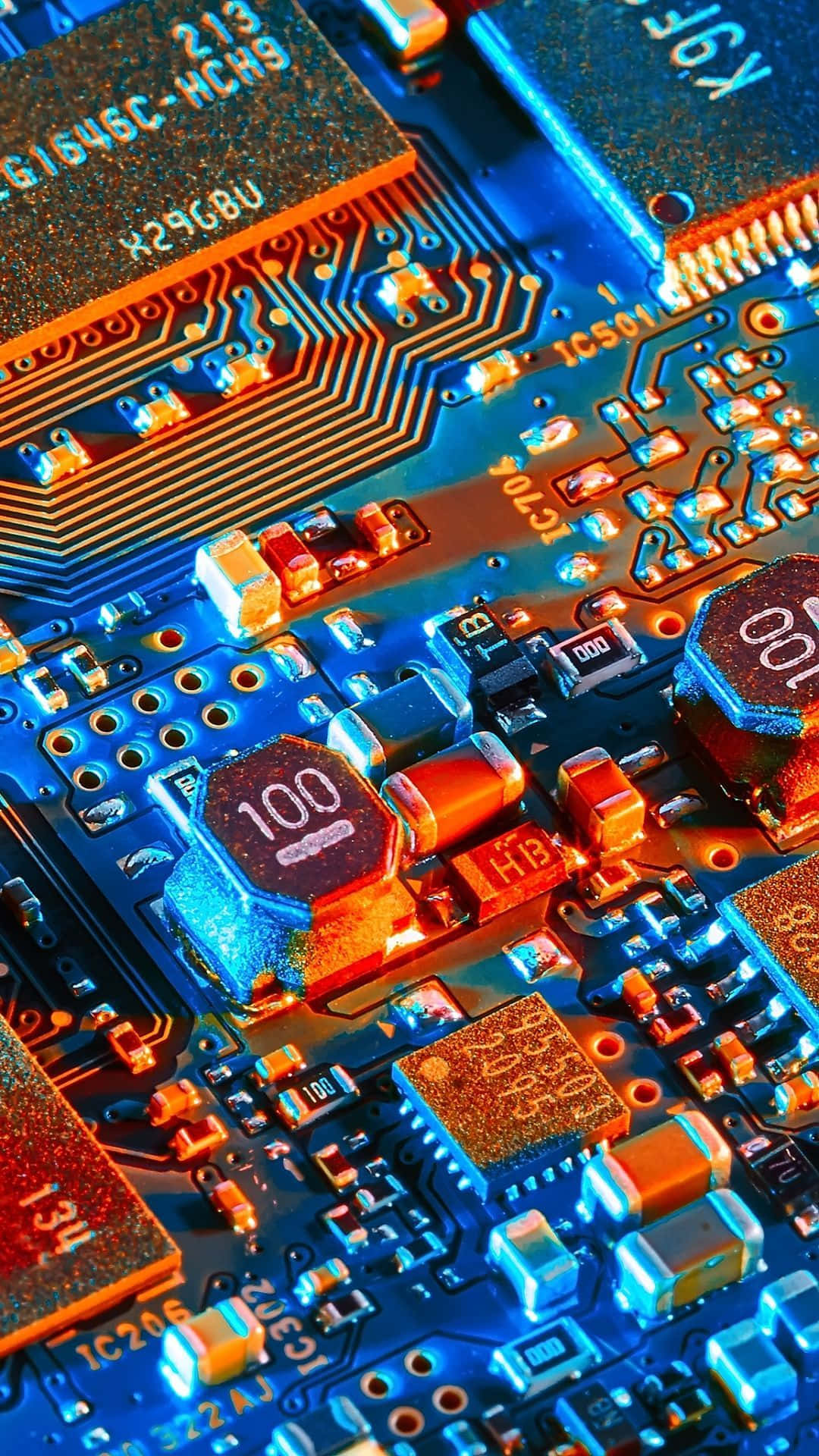 Circuit iPhone Wallpaper