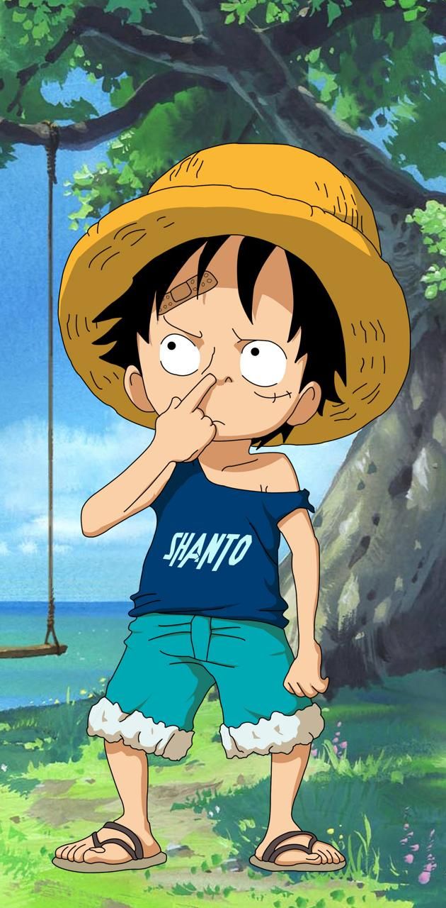 KID LUFFY BY SHANTO wallpaper