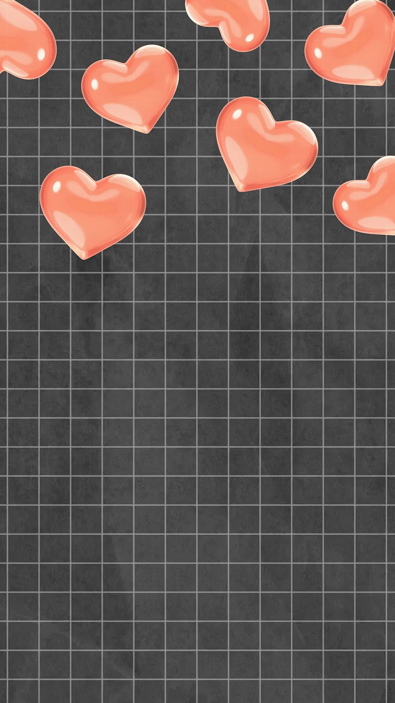 Aesthetic minimal hearts iPhone