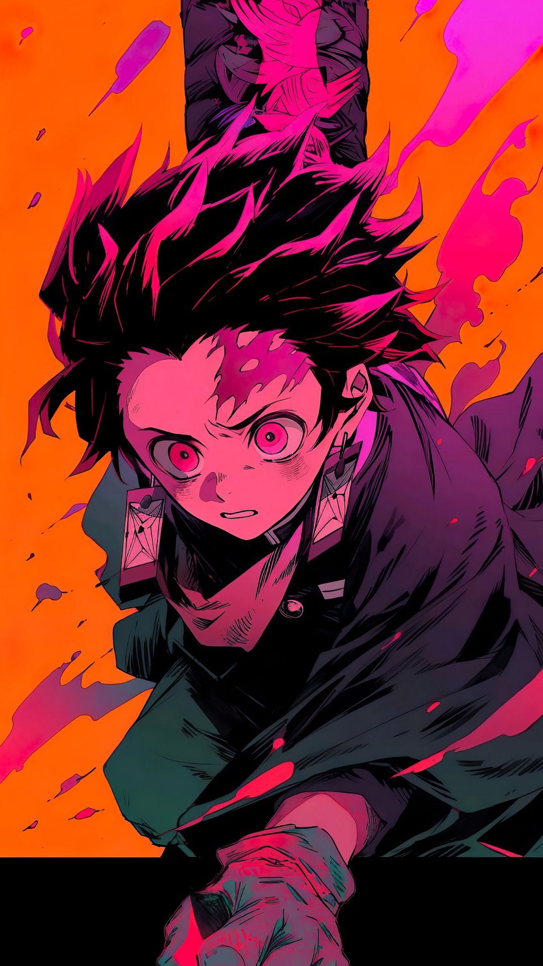 Wallpaper anime, demon slayer, tangirou
