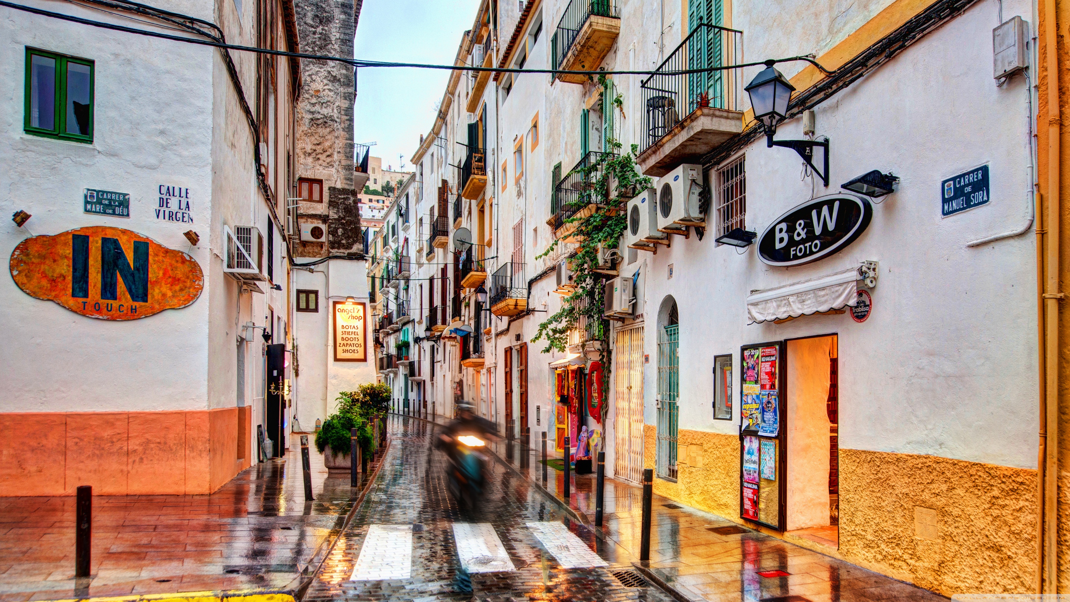 Ibiza Town Ultra HD Desktop Background
