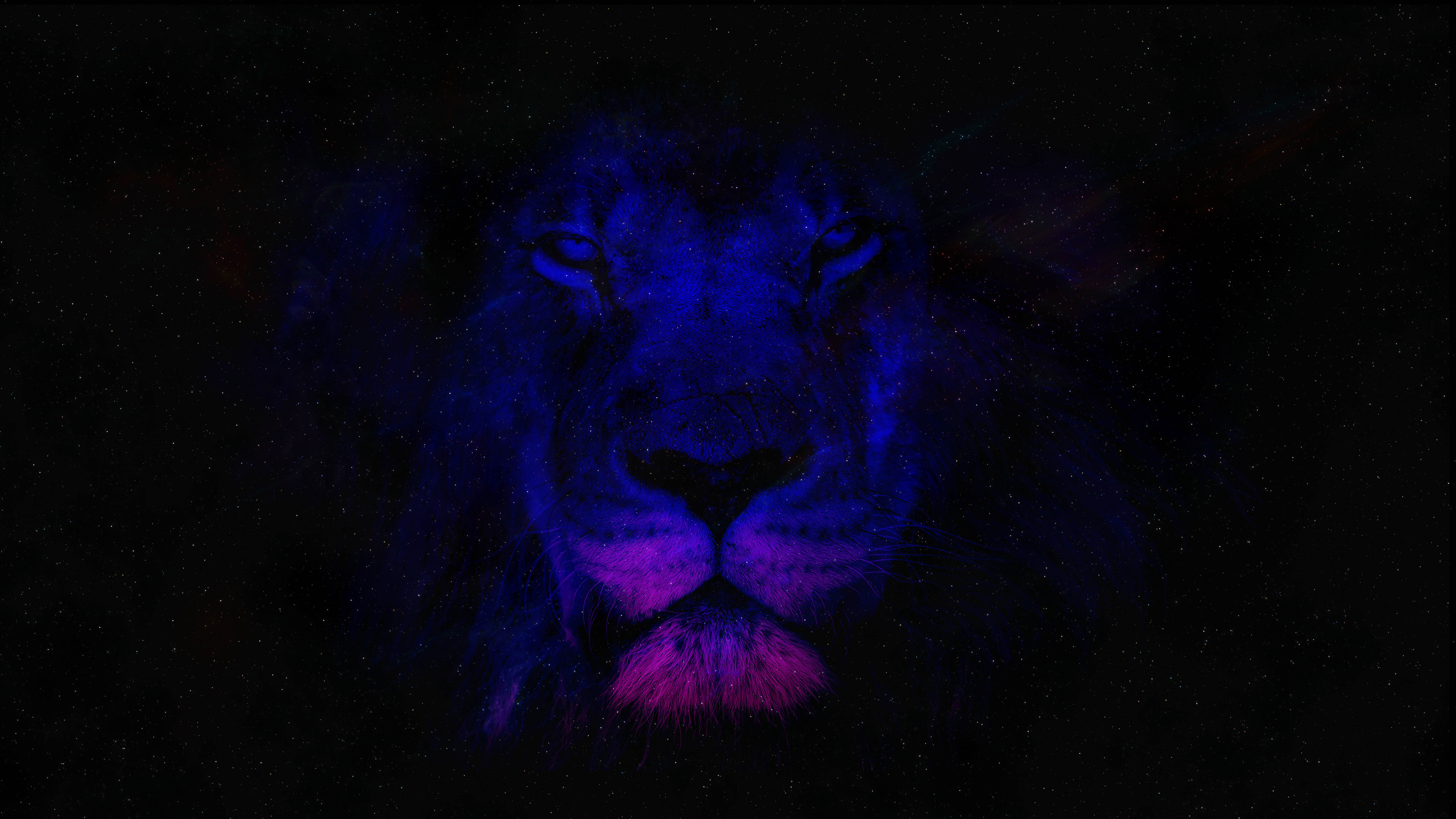 Space Lion Wallpaper