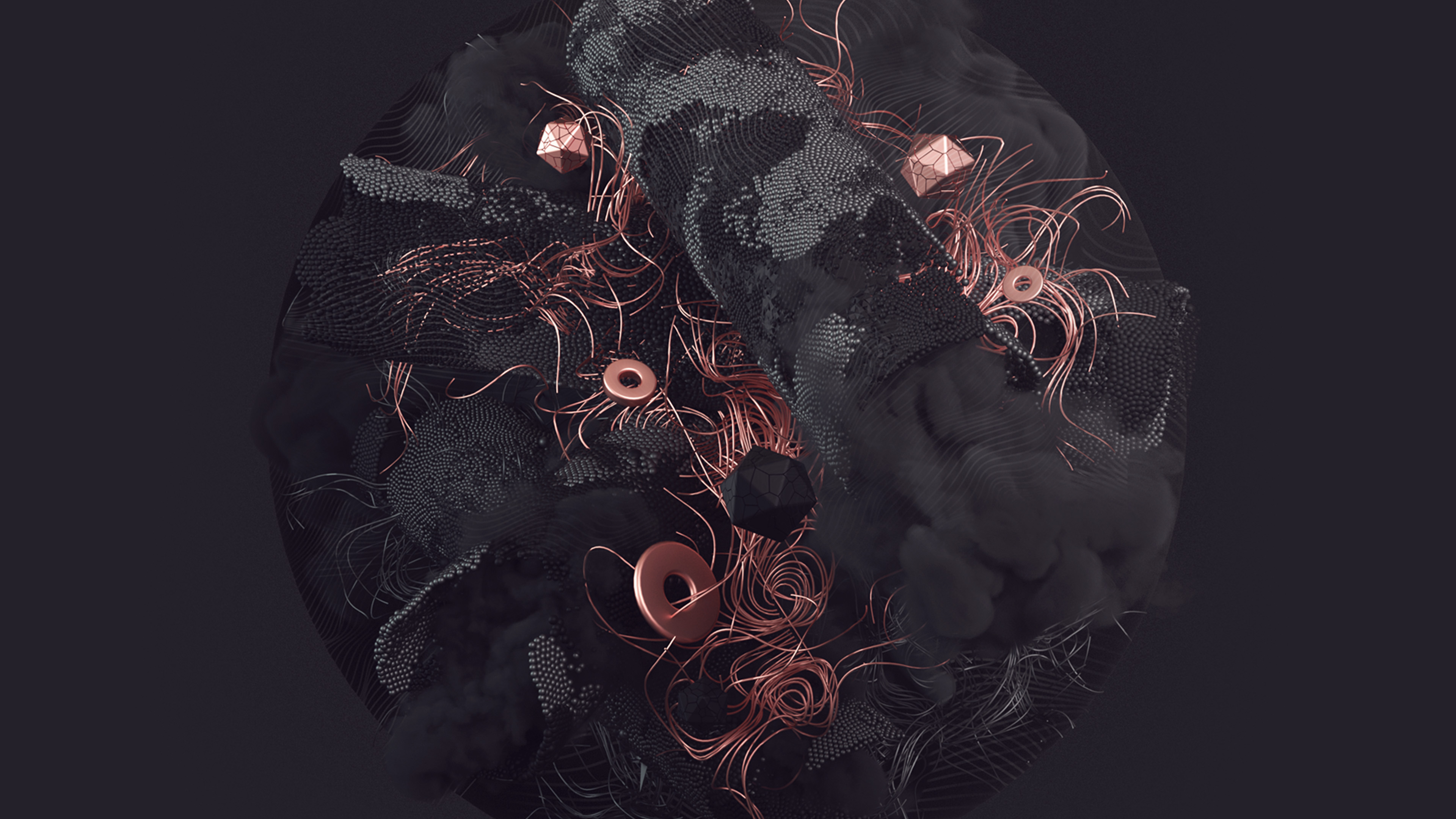 Digital Dark Art Illustration Abstract