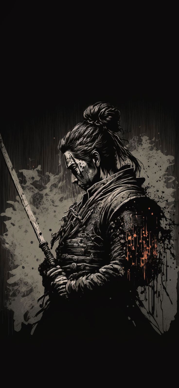 Samurai wallpaper, Samurai art