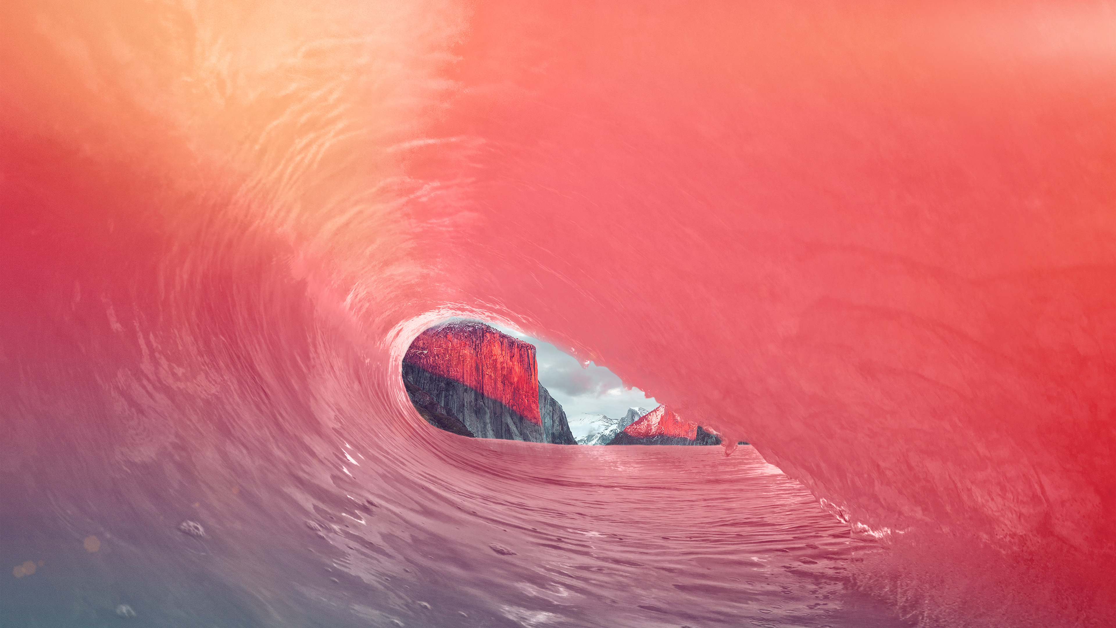 Apple Osx Yosemite Wave Rainbow