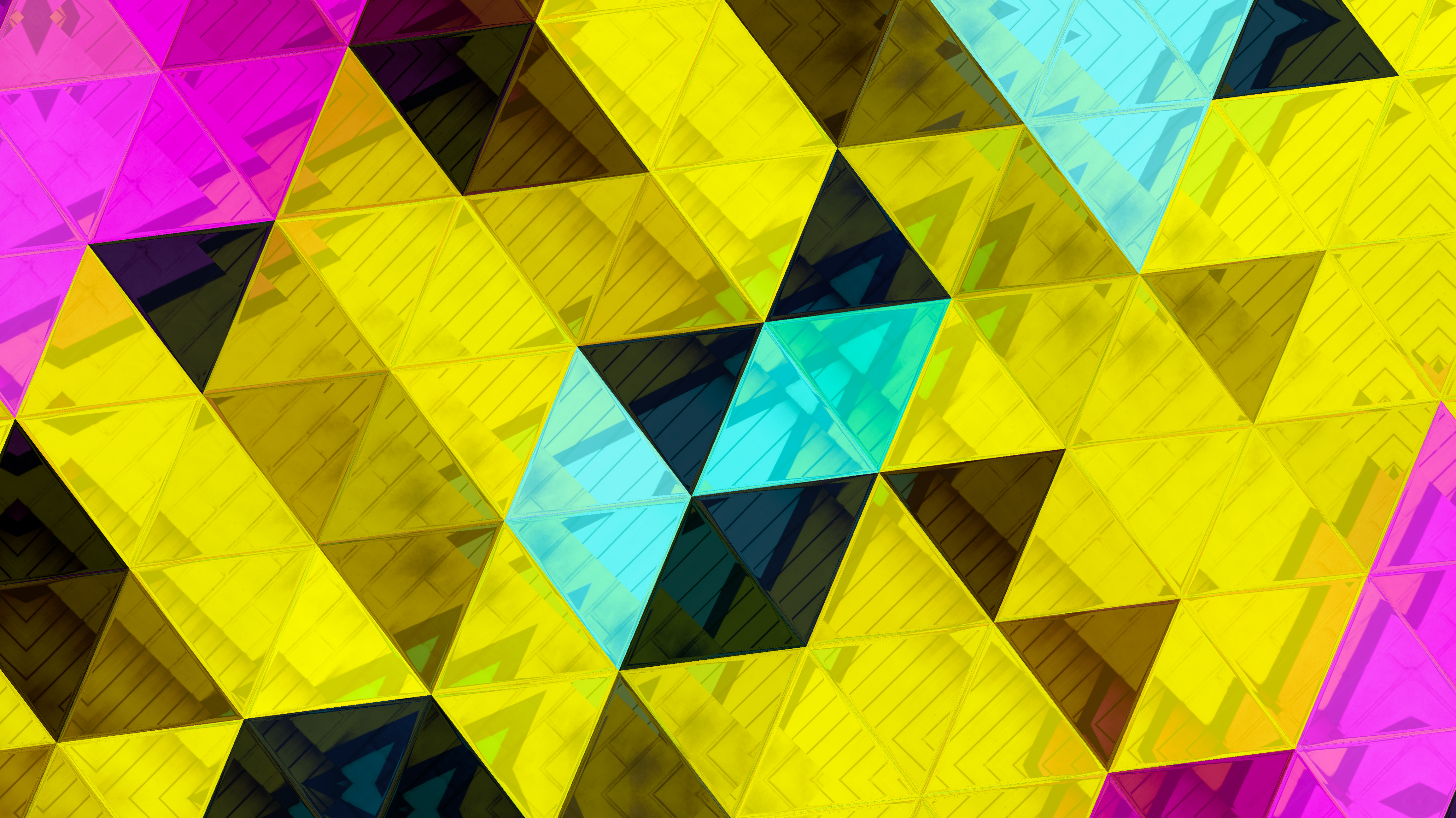 Download Geometry Abstract Triangle 4k