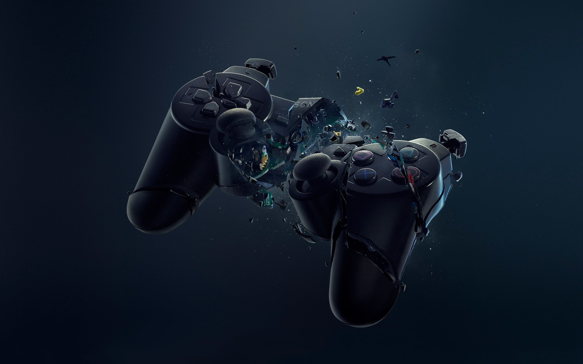 Dynamic PlayStation Controller HD Wallpaper
