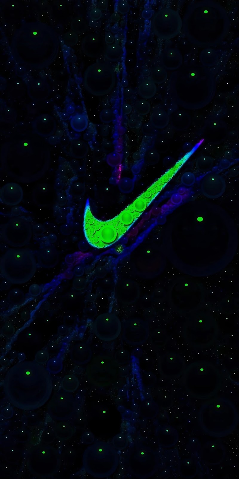 Nike Swoosh Elegance: iPhone Wallpaper