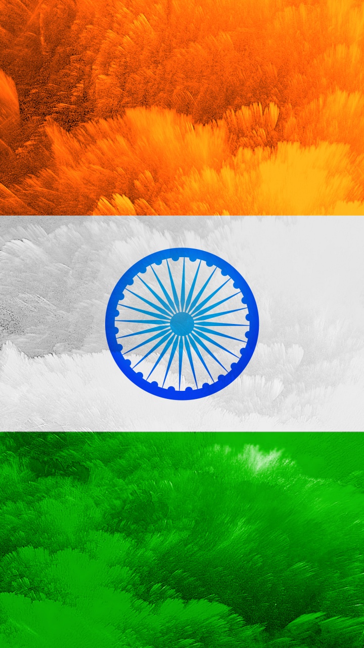 Indian Flag Wallpaper 4K, Tricolour