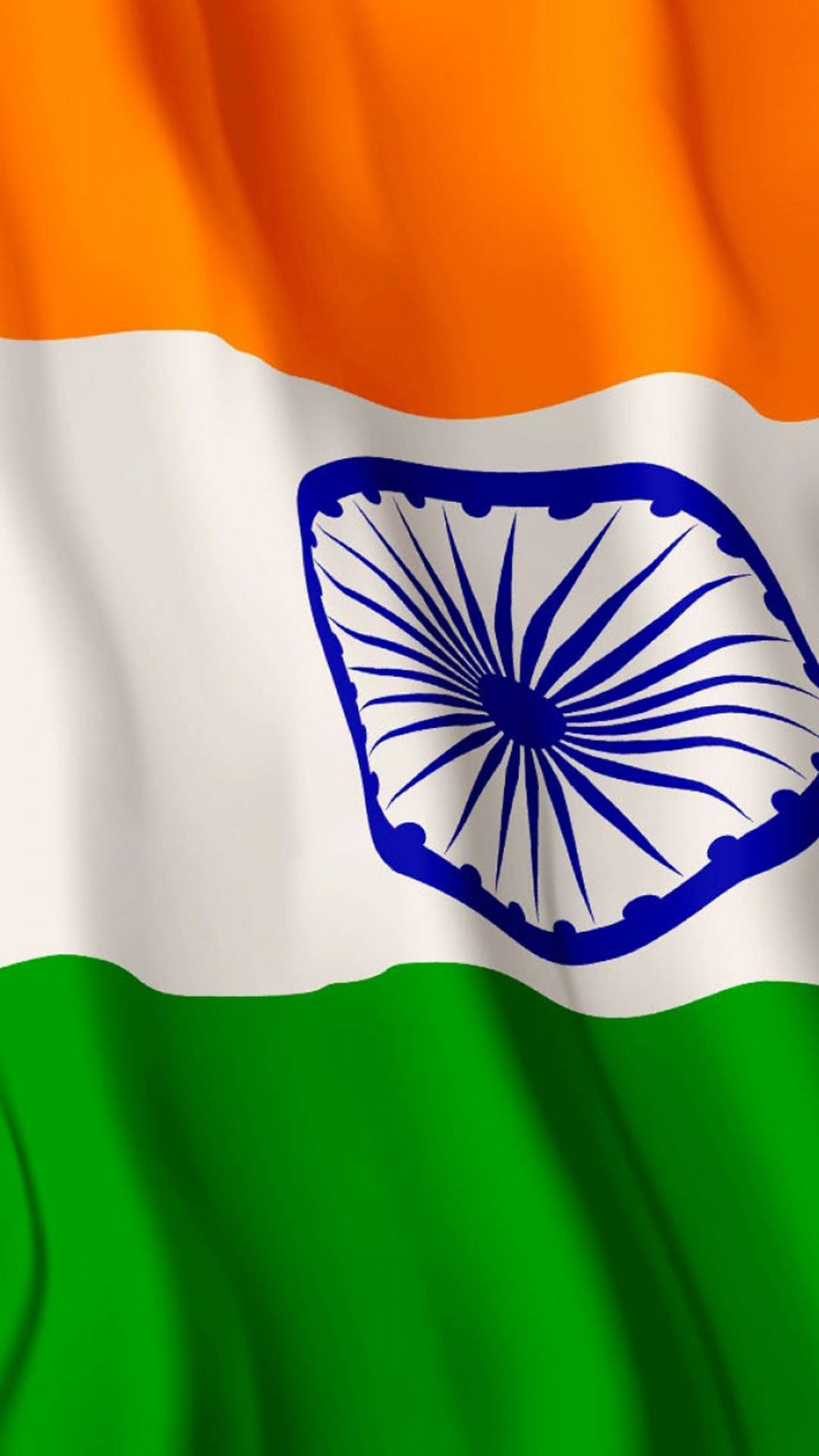 Wavy Indian Flag Wallpaper