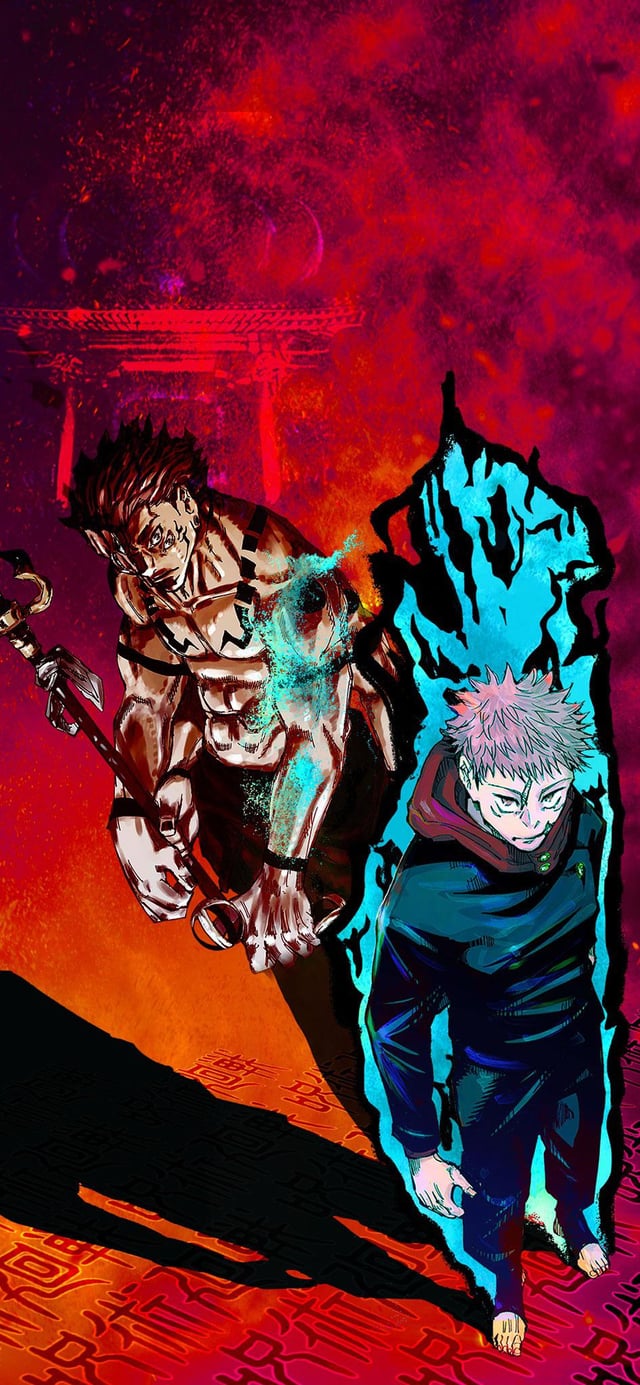 Jujutsu Kaisen iPhone wallpaper (Culling Games panels referenced)