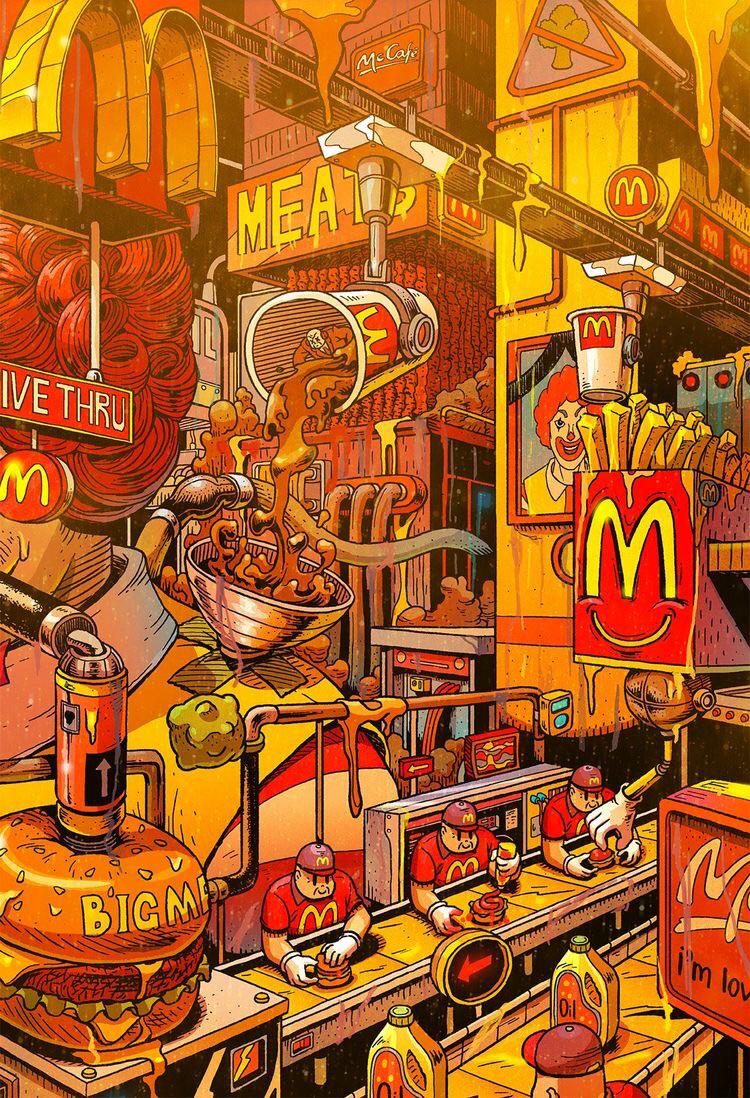 McDonalds Factory Wallpaper