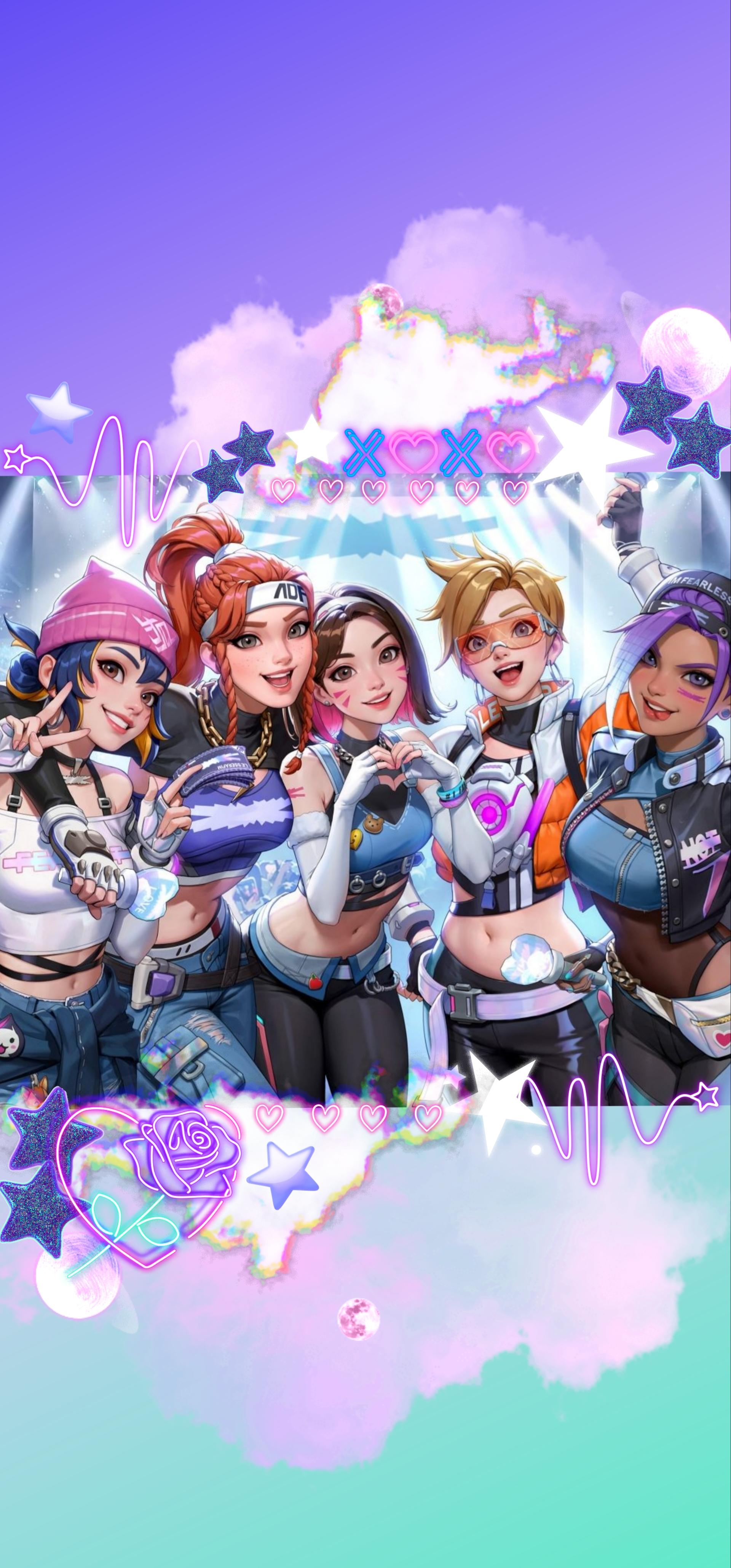 LE SSERAFIM x Overwatch BG