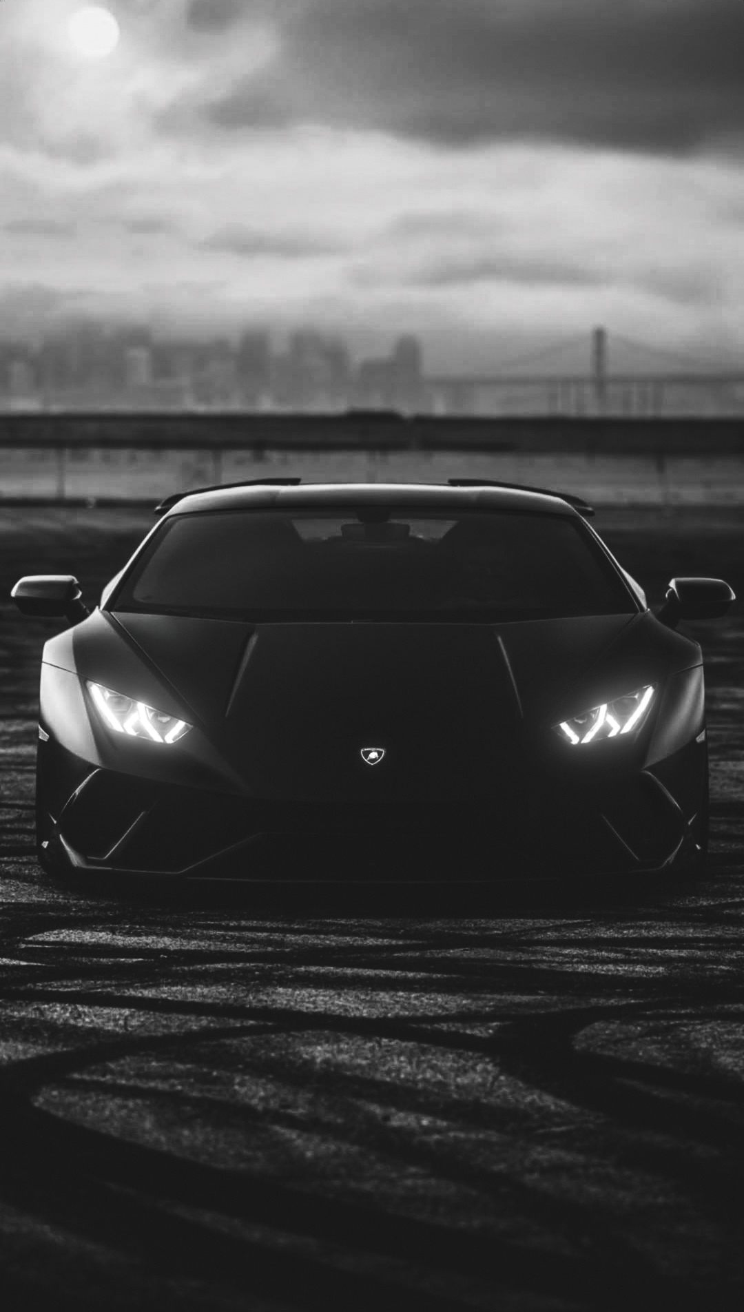 Car Matte Black Wallpaper