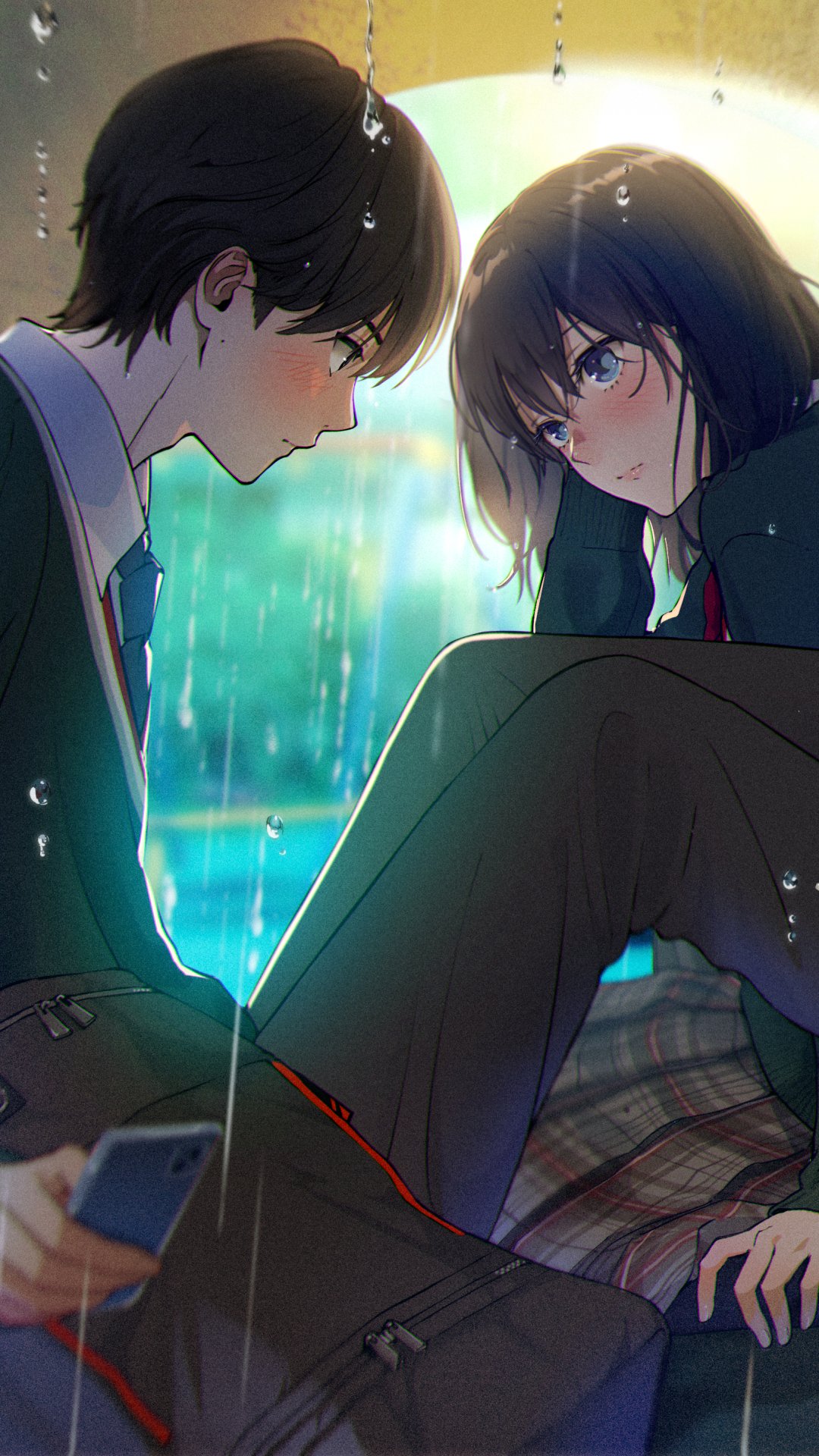 Download Anime Couple Phone Wallpaper