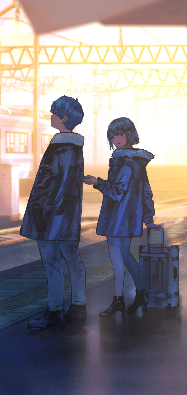 Download Anime Couple Phone Wallpaper