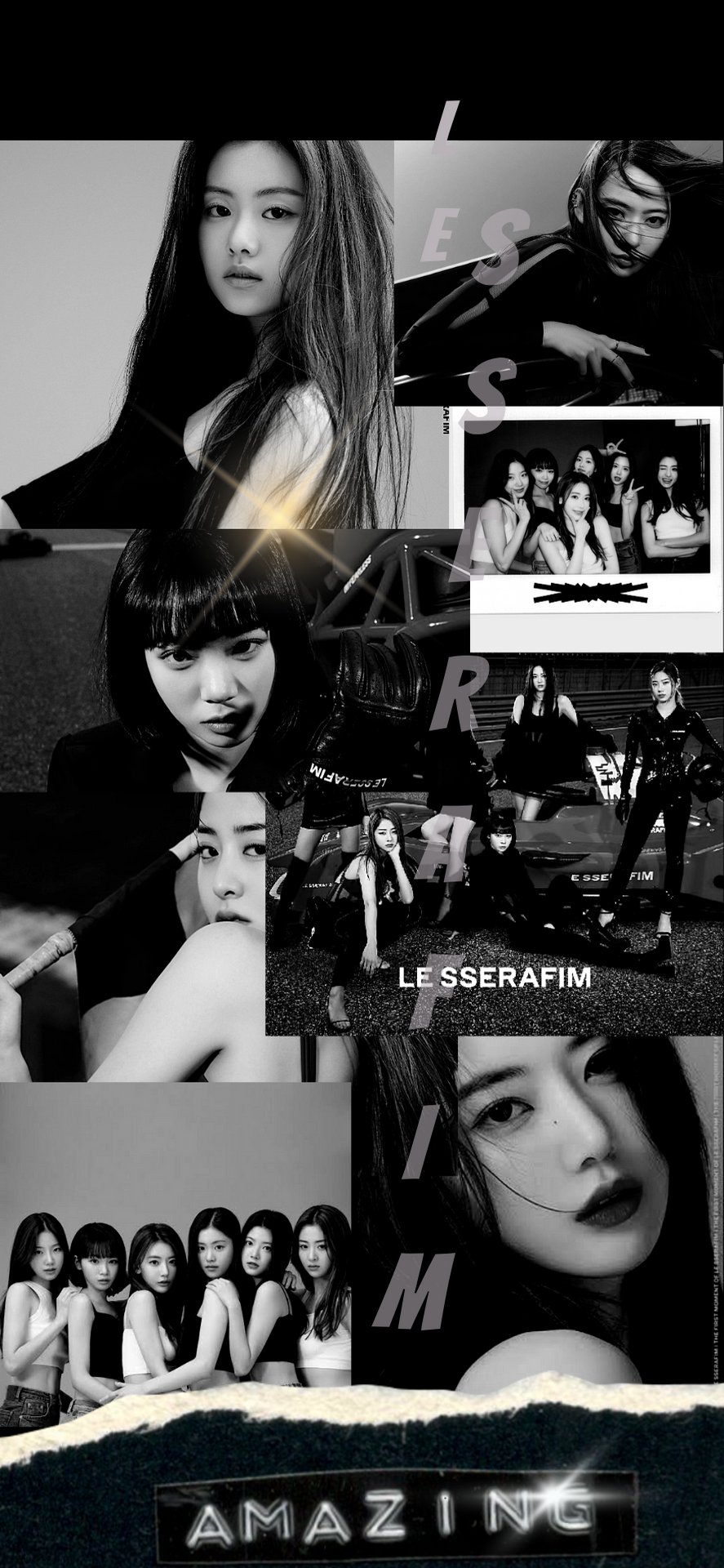 ♡LSSRFM SSERAFIM WALLPAPER