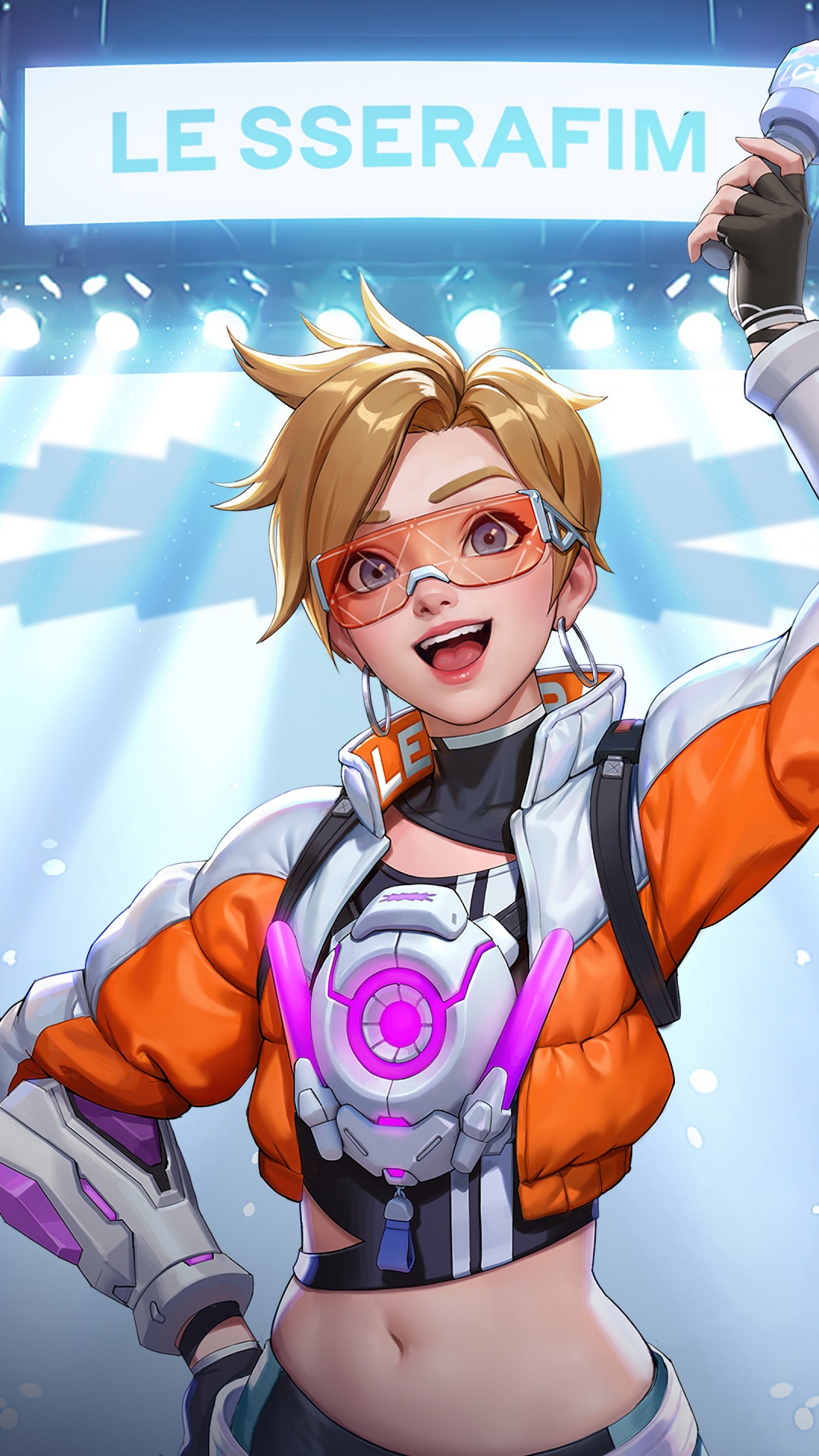 Tracer Le Sserafim Overwatch 2 Skin 5K