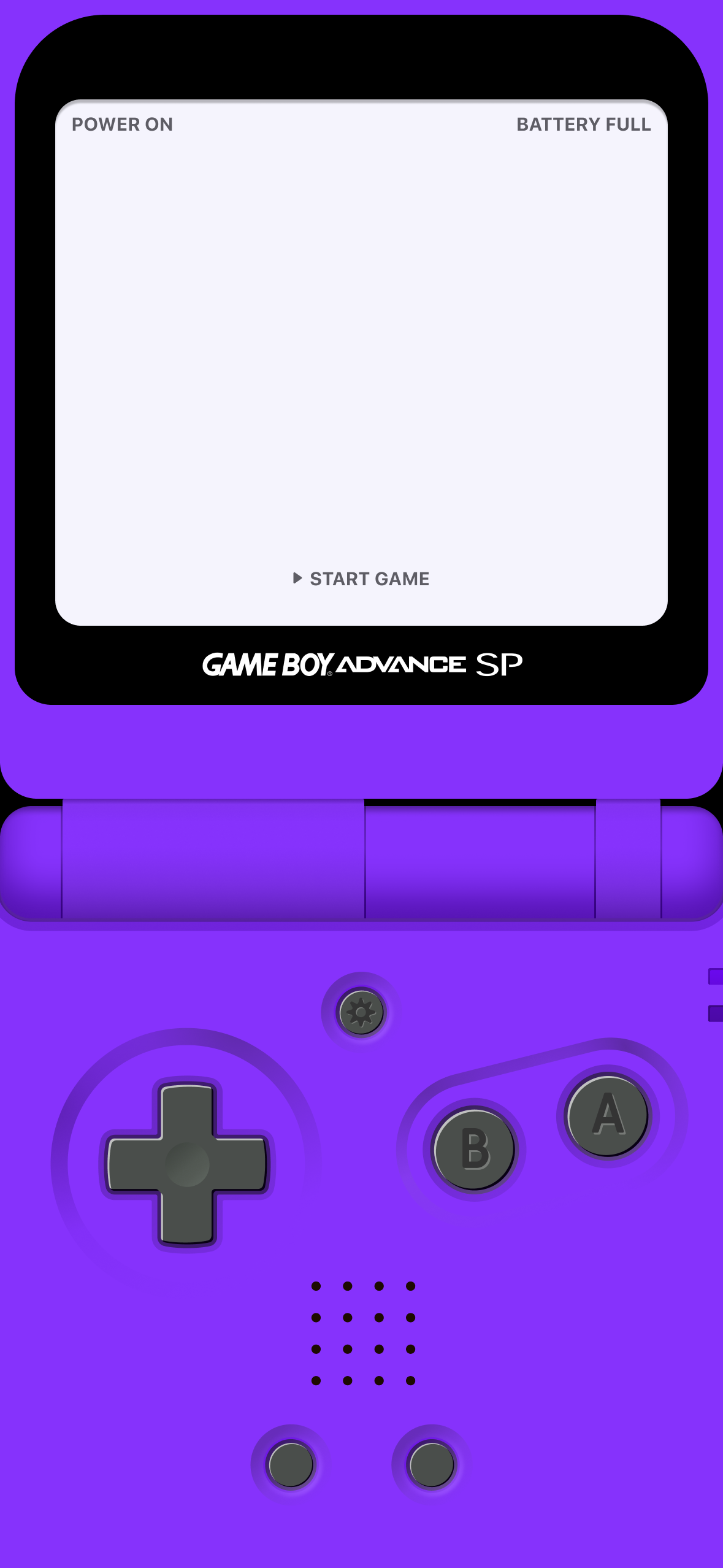GameBoy Wallpaper iPhone. GBA Purple