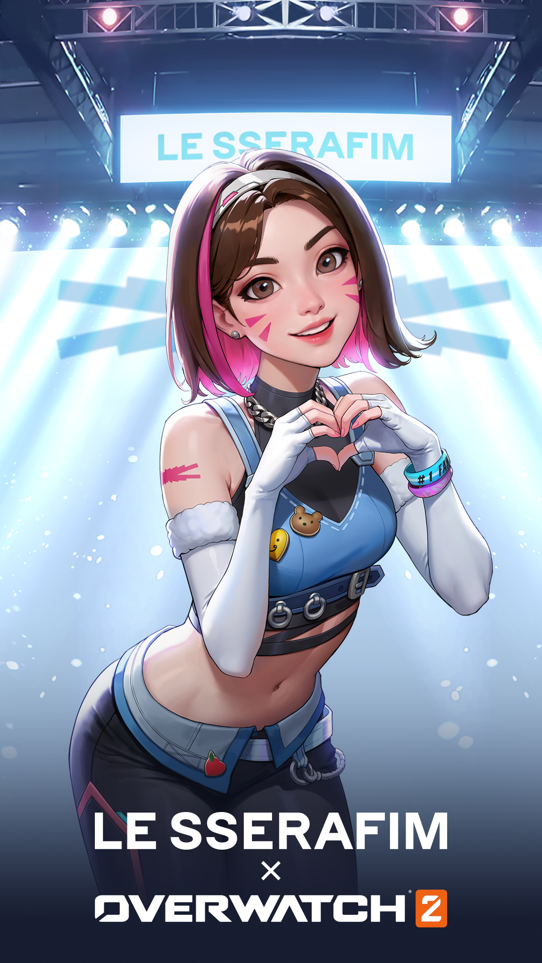 D.Va (Overwatch) Phone Wallpaper