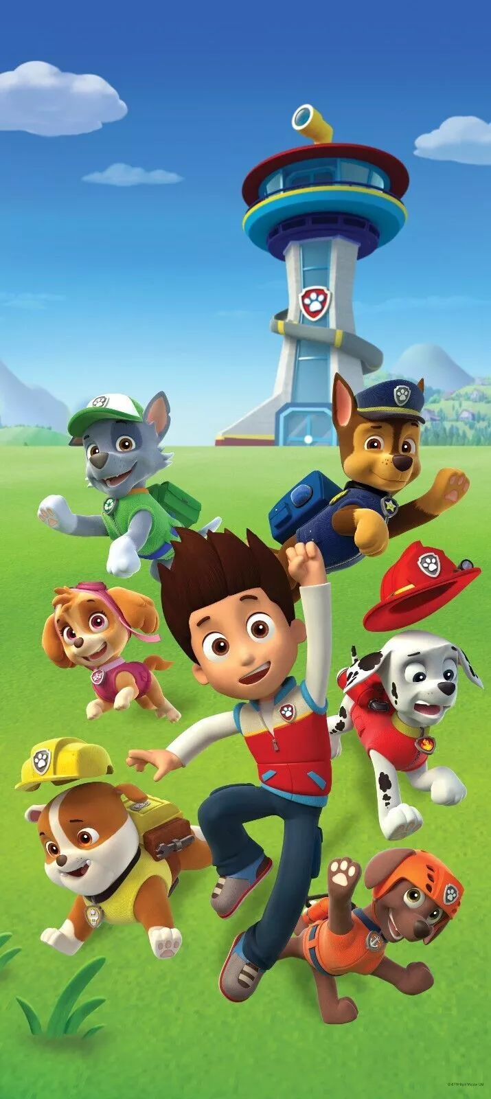 Wall mural wallpaper Paw Patrol puppies