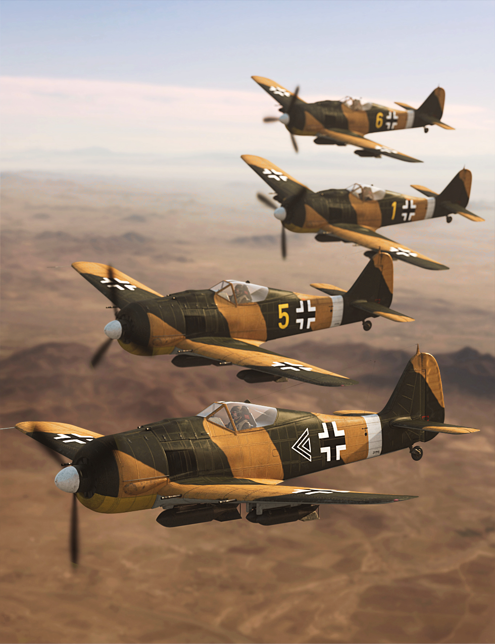 WWII Axis Planes Historical Textures
