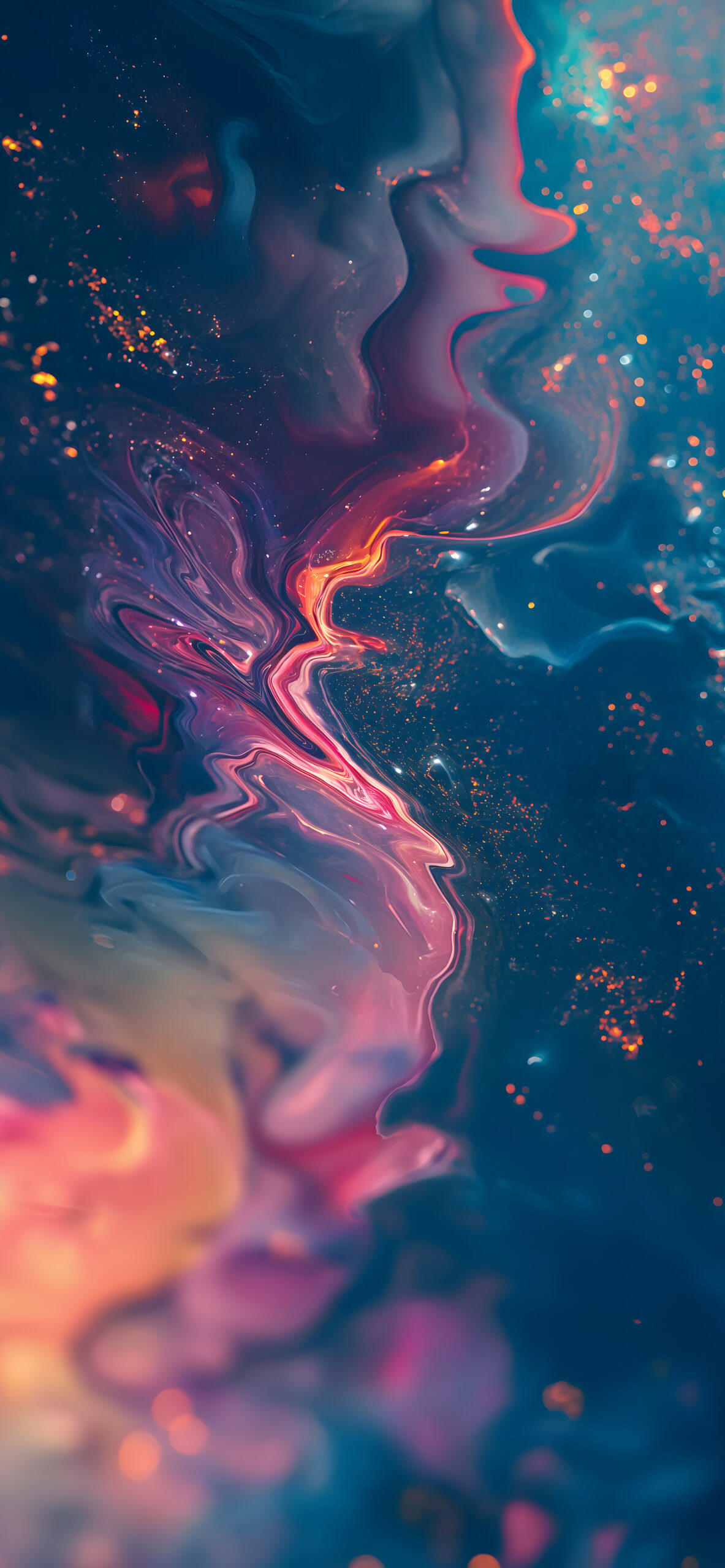 Aura Abstract Galaxy Wallpaper